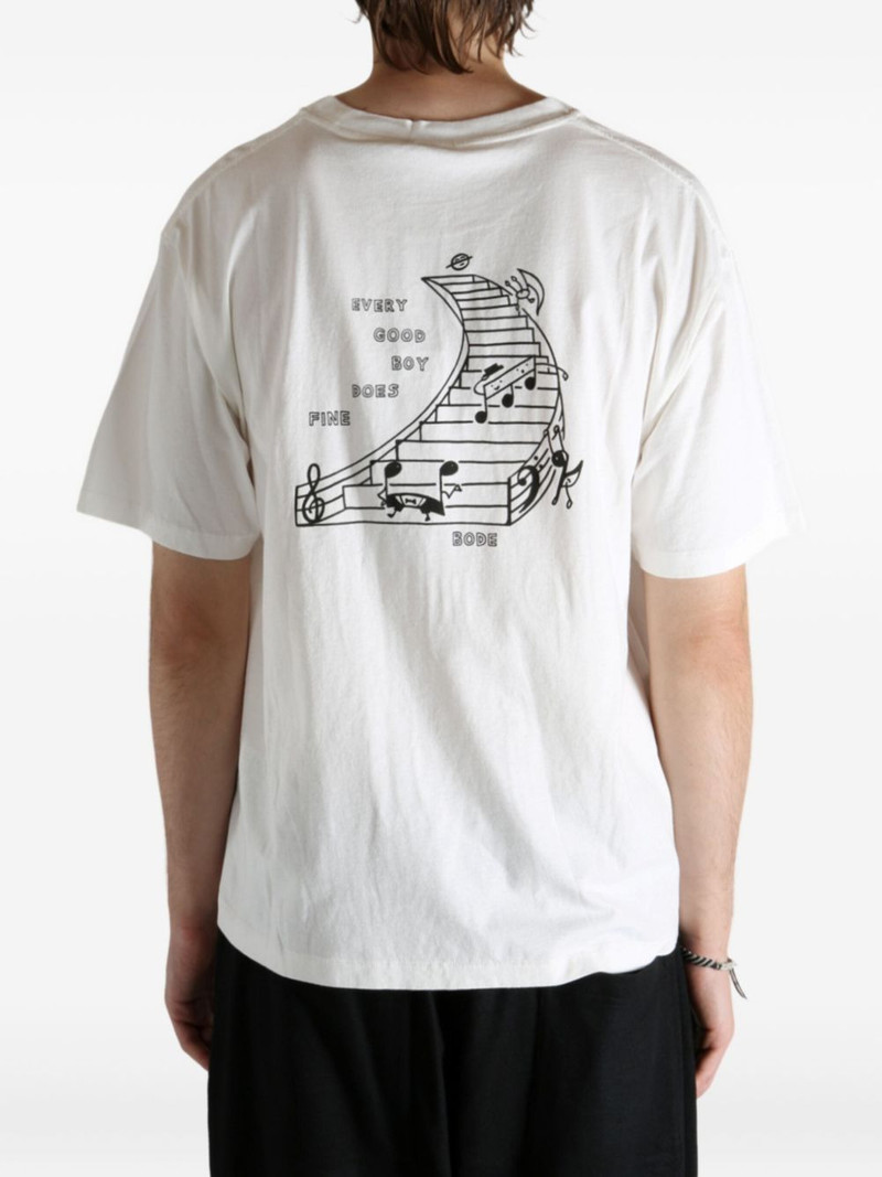 Composer embroidered-graphic T-shirt 4