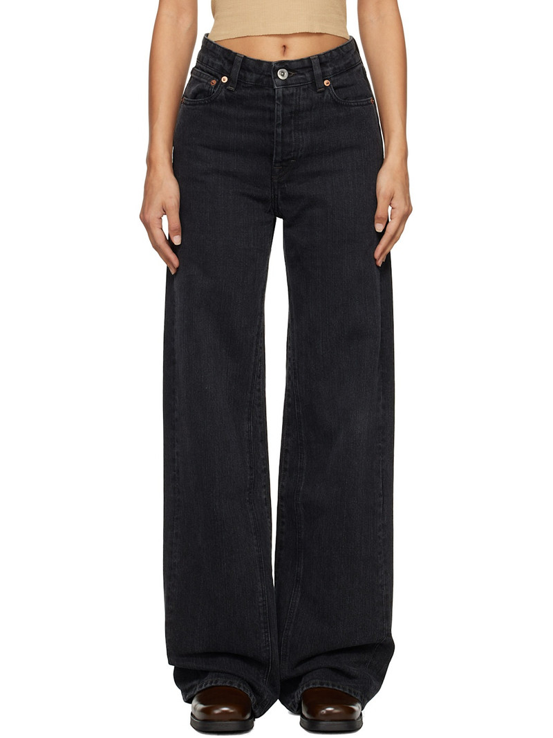 Black Treble Cut Jeans 1