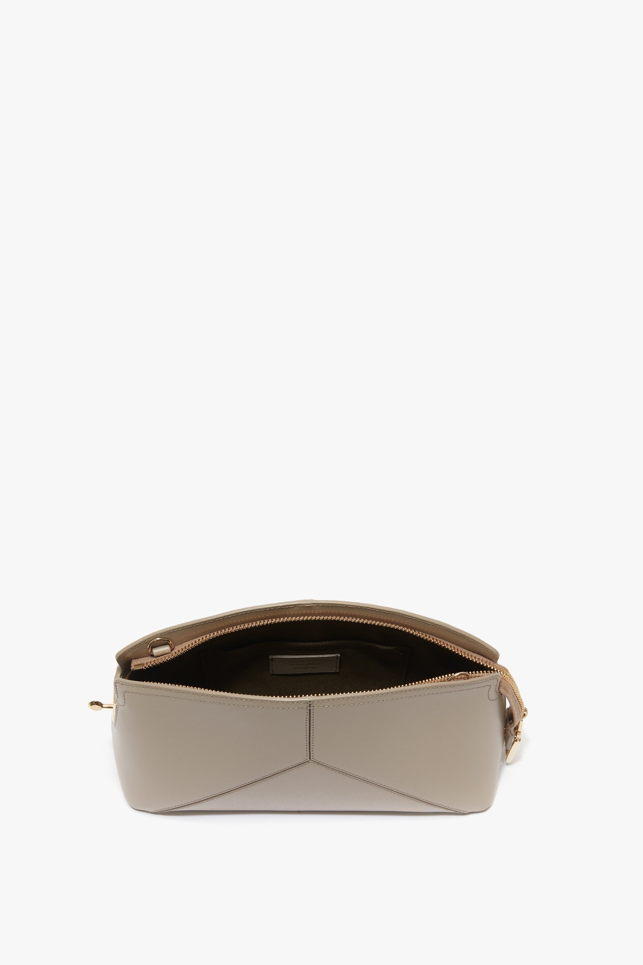 Victoria Cross Body In Taupe Leather - 6