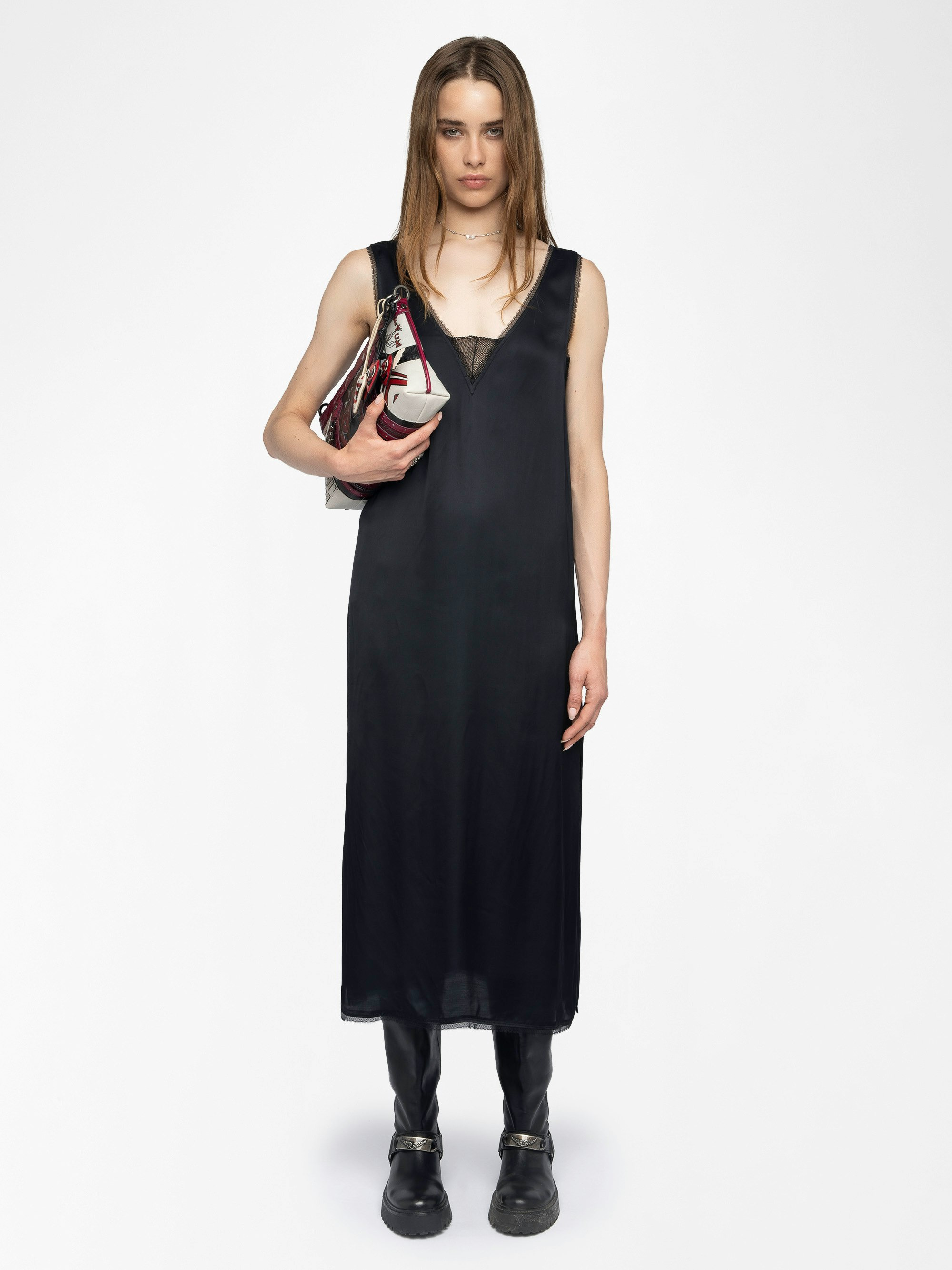 Renzo Satin Dress - 2