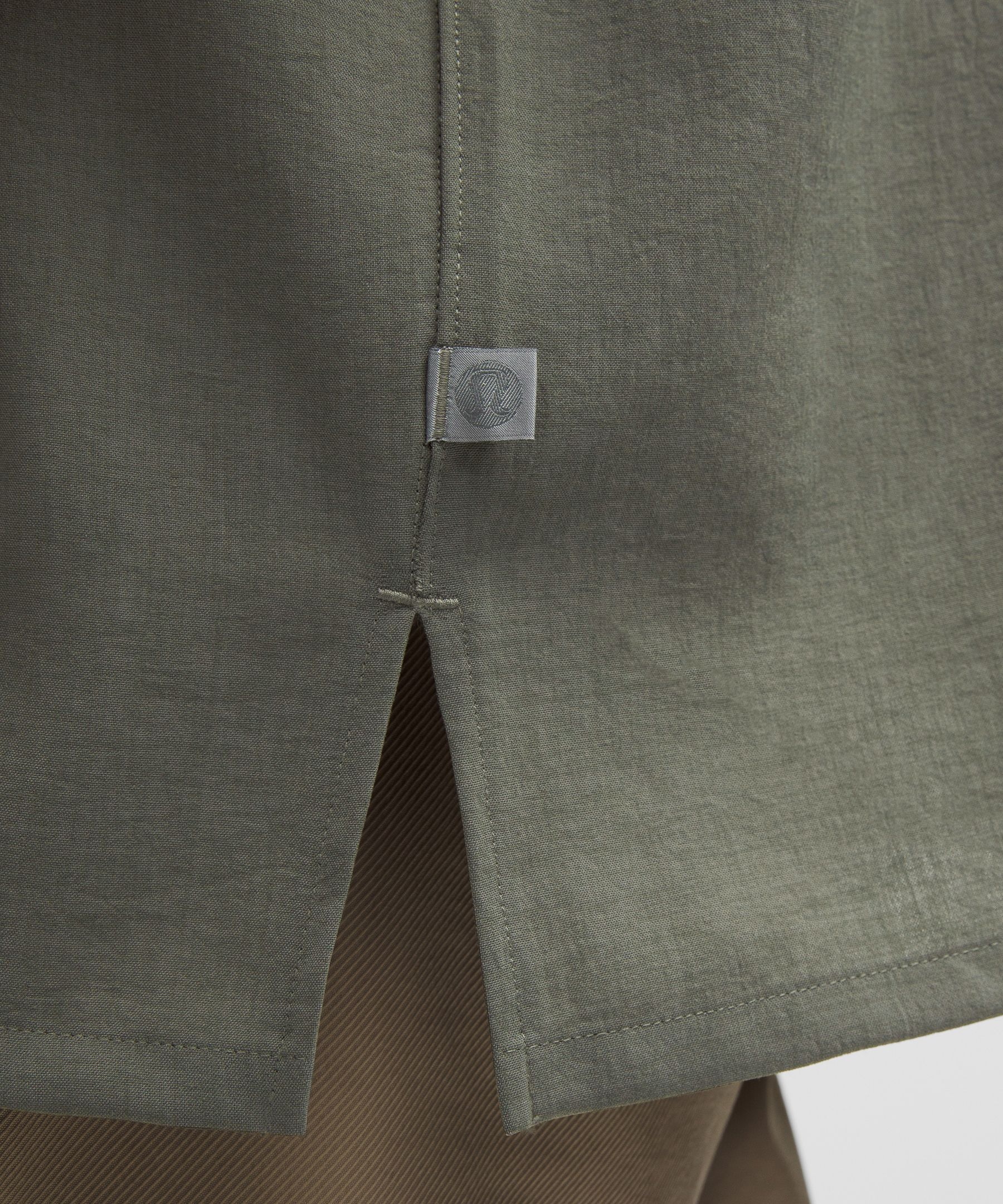 Lightweight Camp Collar Button-Up Shirt *Pocket - 5