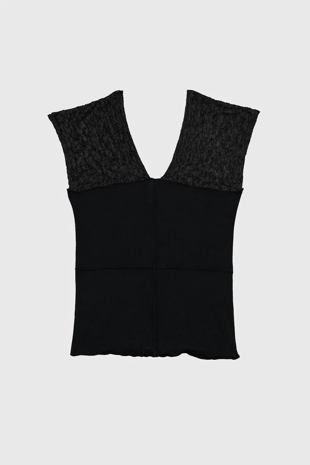 Nehru Tank - Organic Cotton Lace - 1