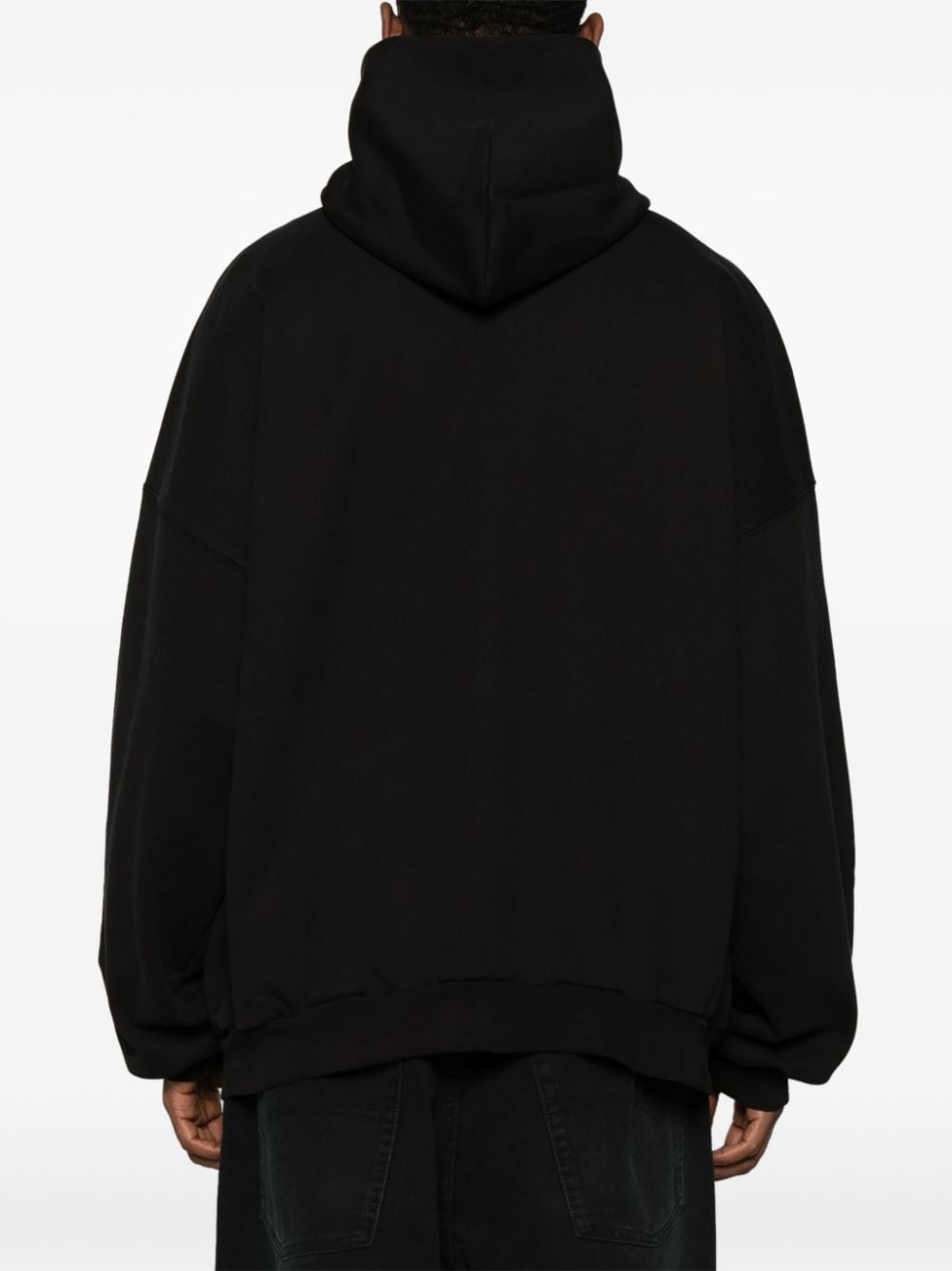 Balenciaga Women Logo Cotton Hoodie - 2