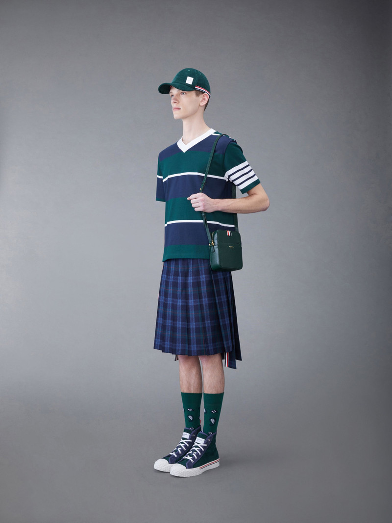 Pebble Grain Leather Vertical Camera Bag 4