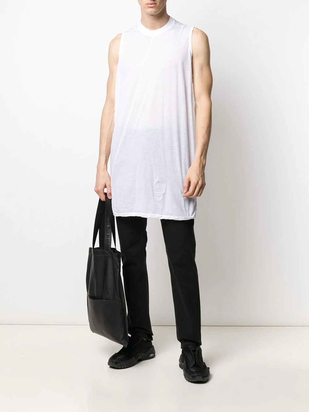 oversized sleeveless top - 2