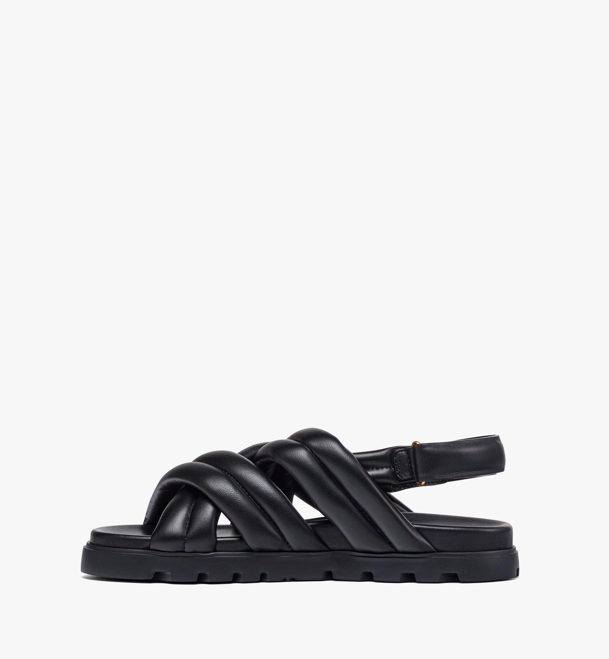 Cross Sandals in Lamb Leather - 2