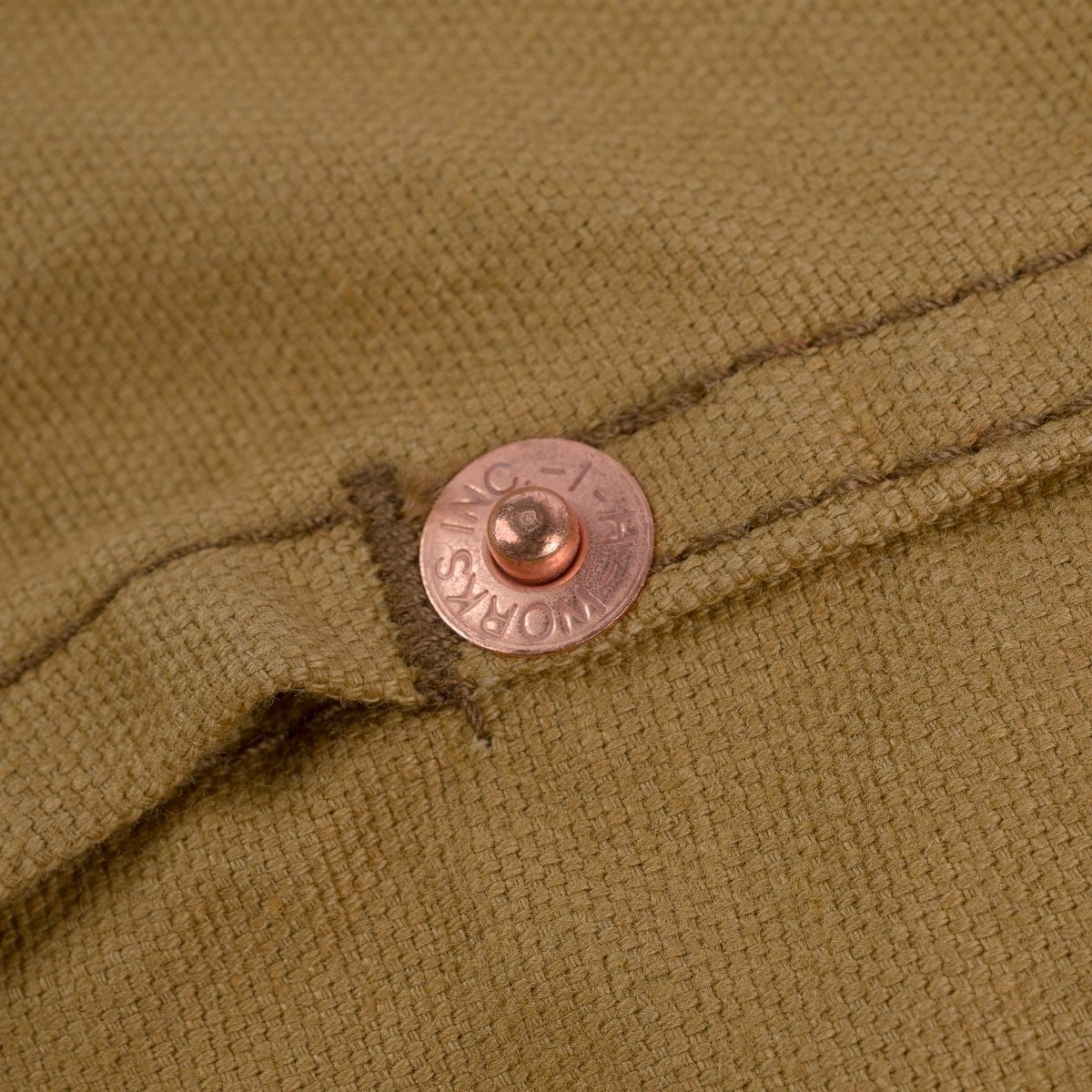 IHJ-134-MUS 9oz Paraffin Coated OX Type II Jacket - Mustard - 13
