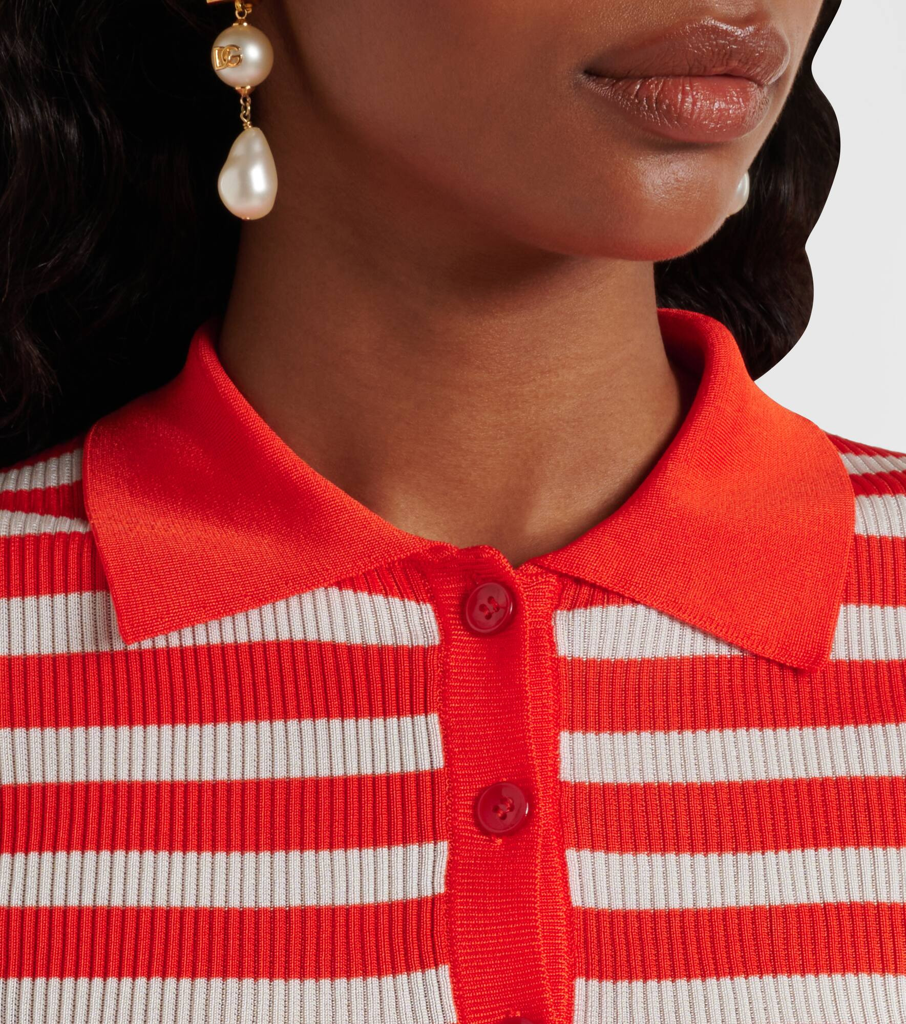 Striped polo shirt - 4