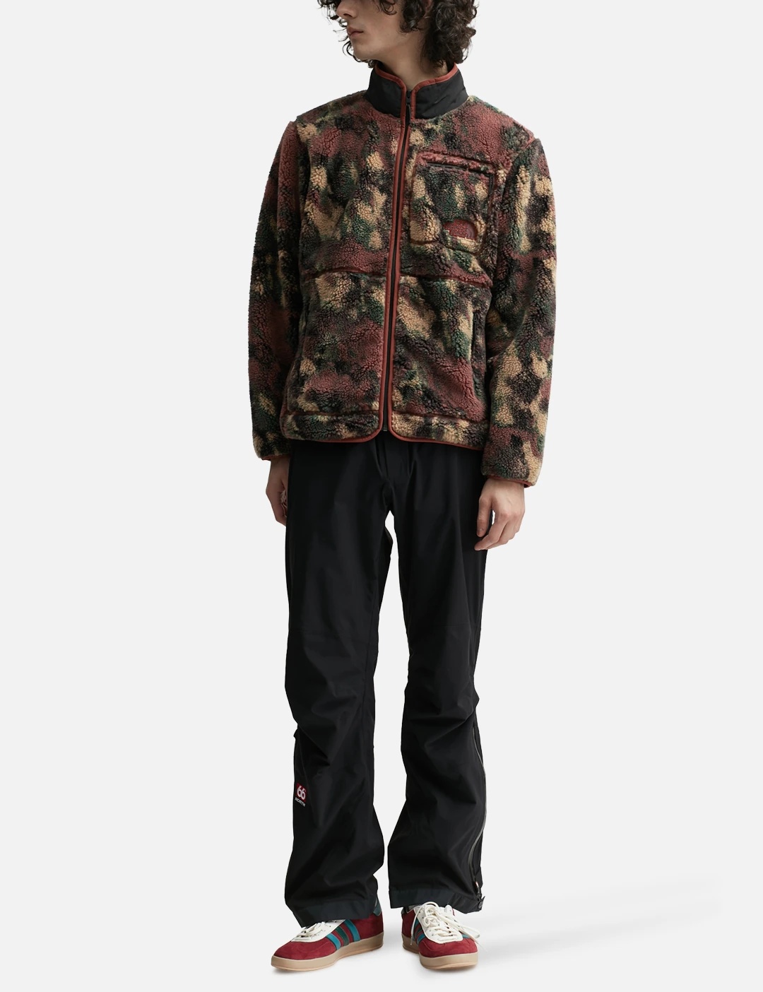 CAMO PILE FLEECE JACKET - 5