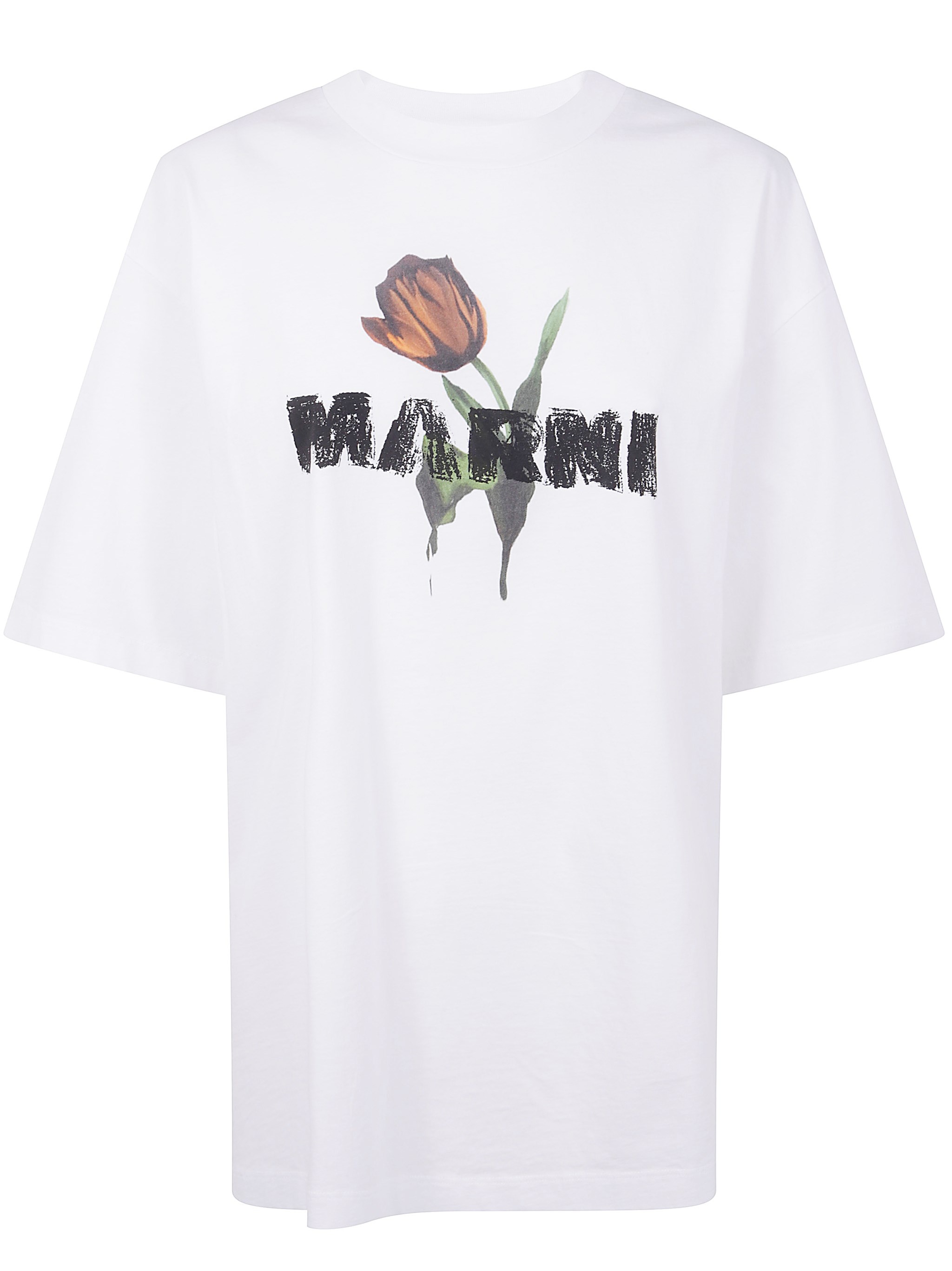 The T-SHIRT by MARNI is a stylish addition to your wardrobe, crafted from high-quality cotton. This  - 1