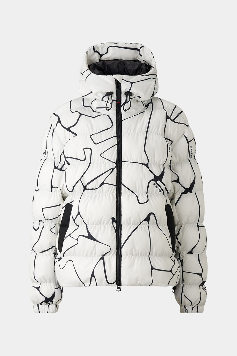 Romy Ski jacket in White/Black 1