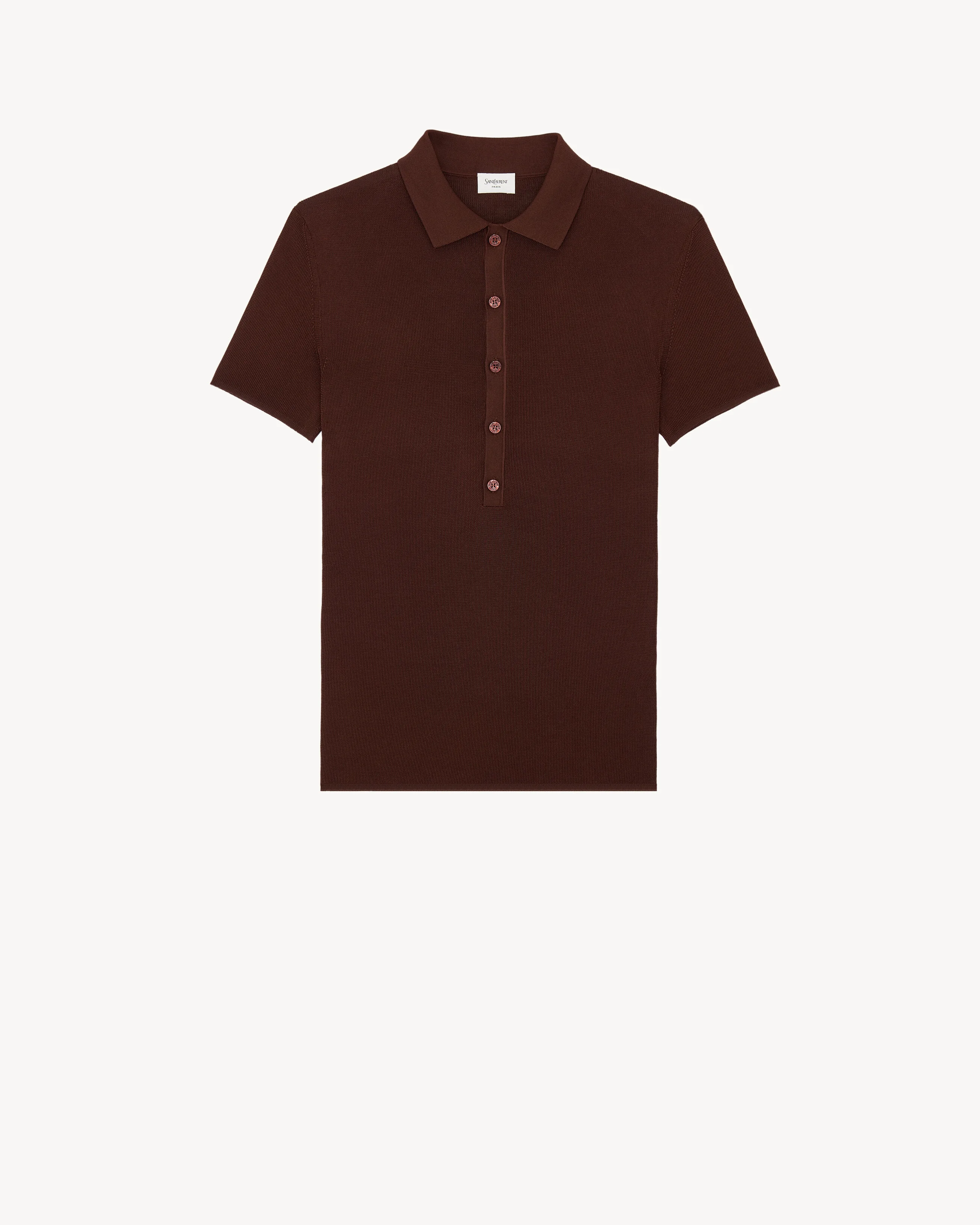 POLO IN SEEDSTITCH SILK - 1