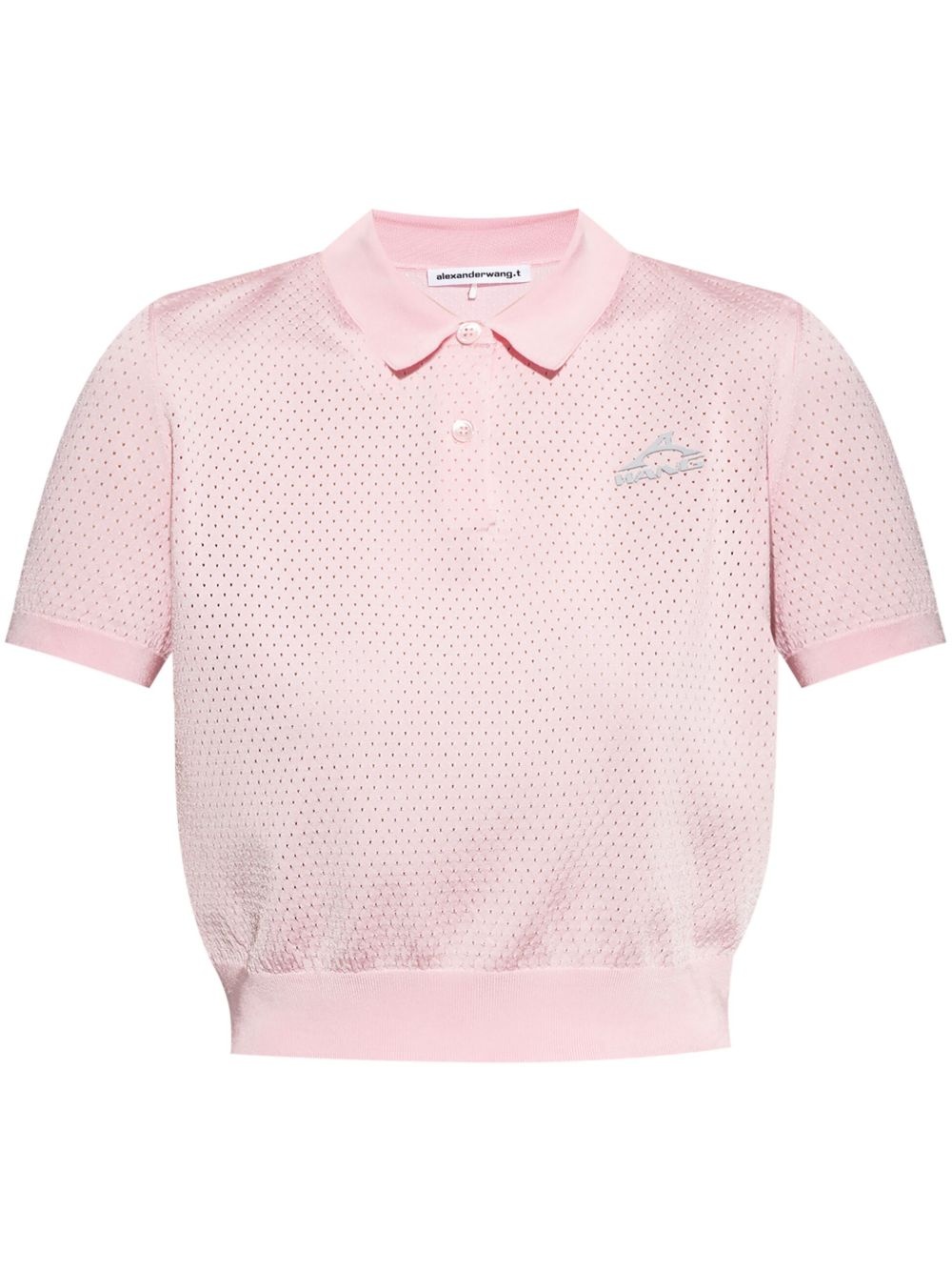 logo-print polo shirt - 1