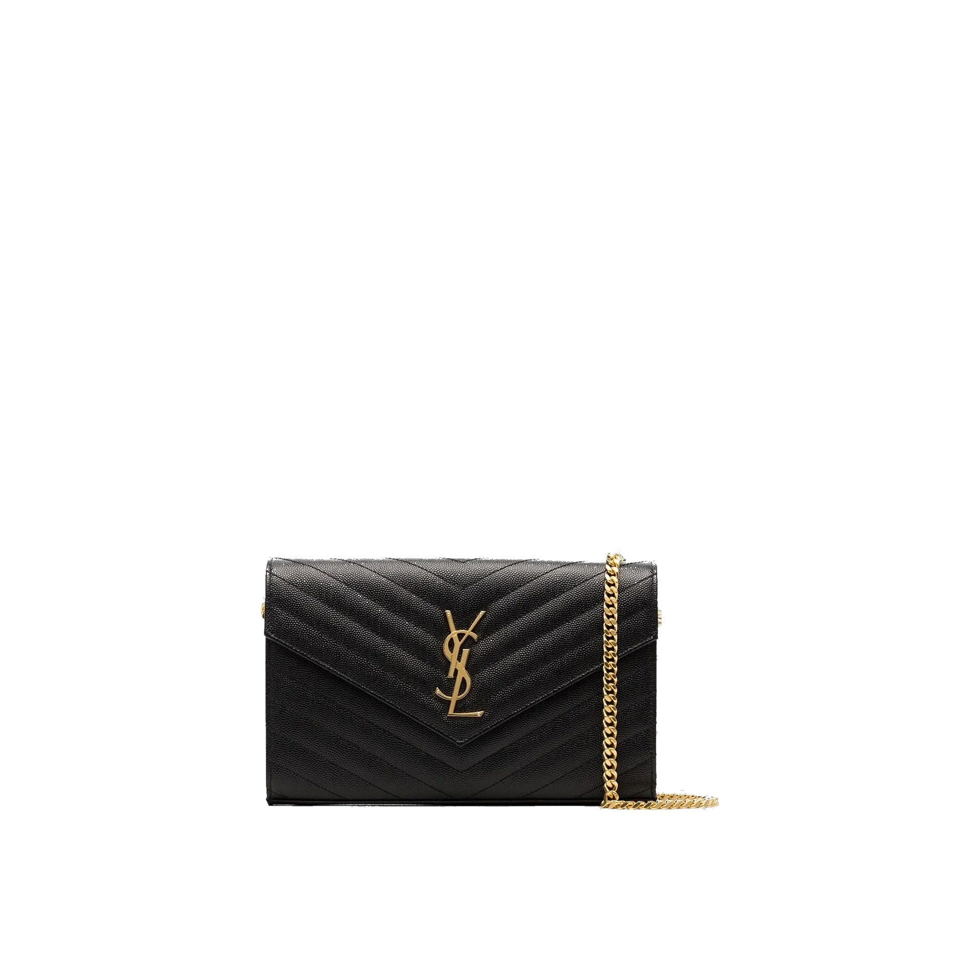 Classic Cassandre Monogram Chain Wallet in Grain de Poudre - 1