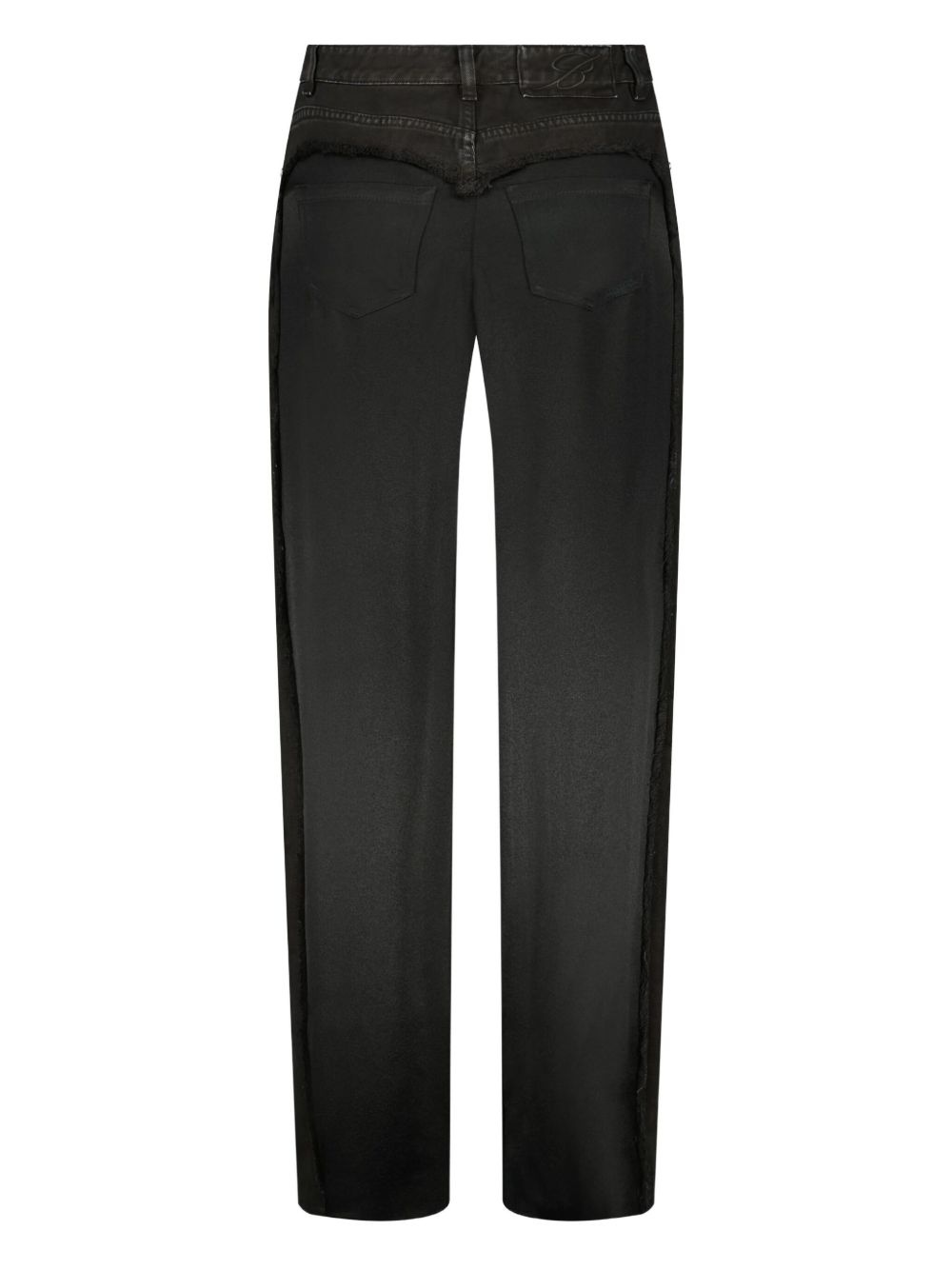 frayed-detailing jeans - 2