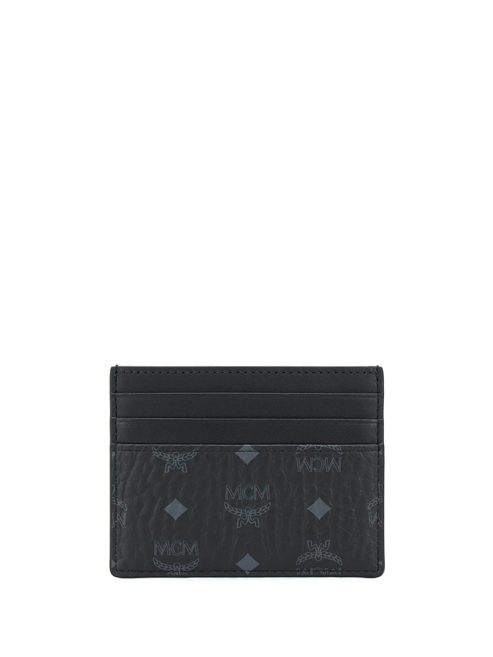 logo-print compact cardholder - 2