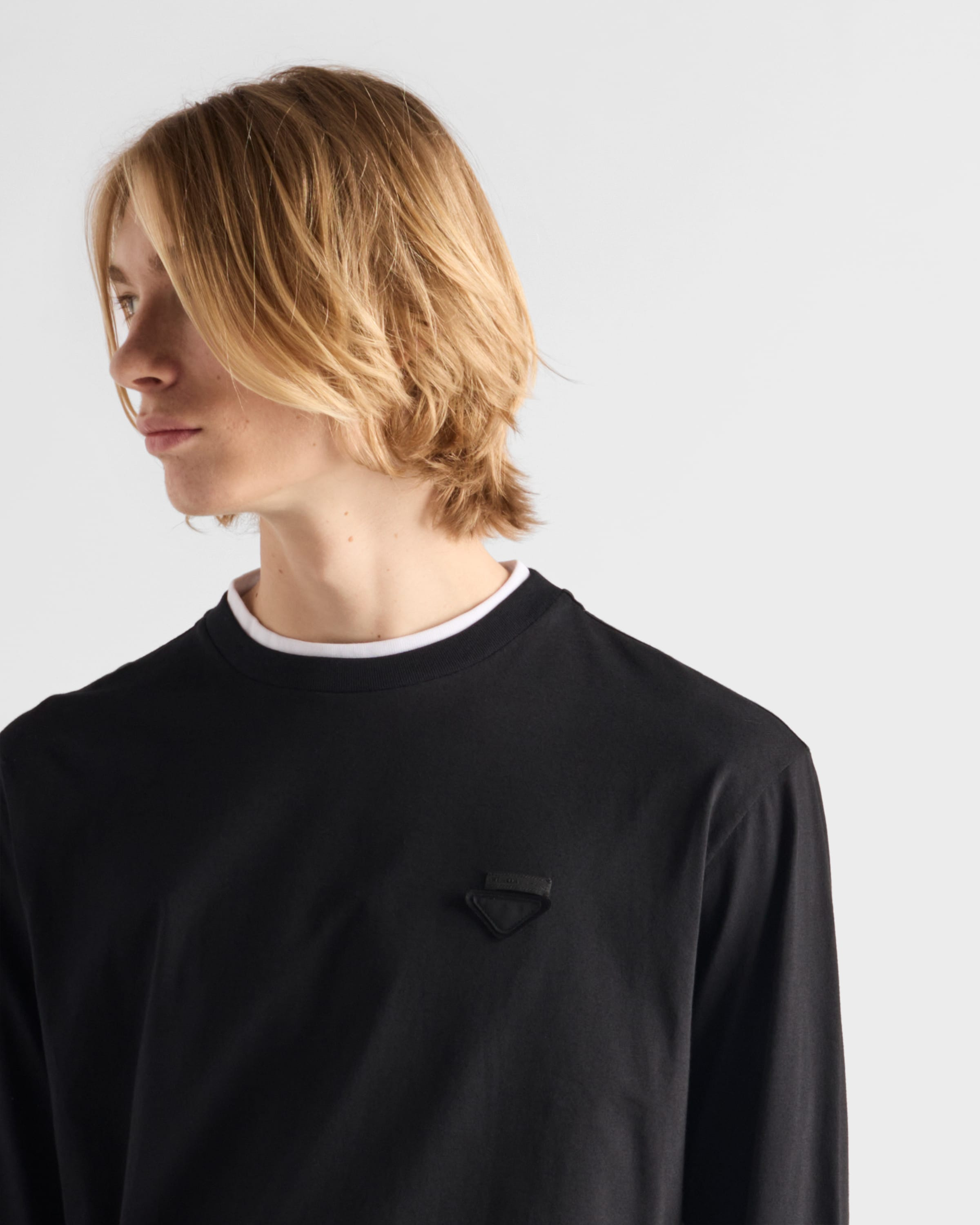 Long-sleeved cotton T-shirt - 6