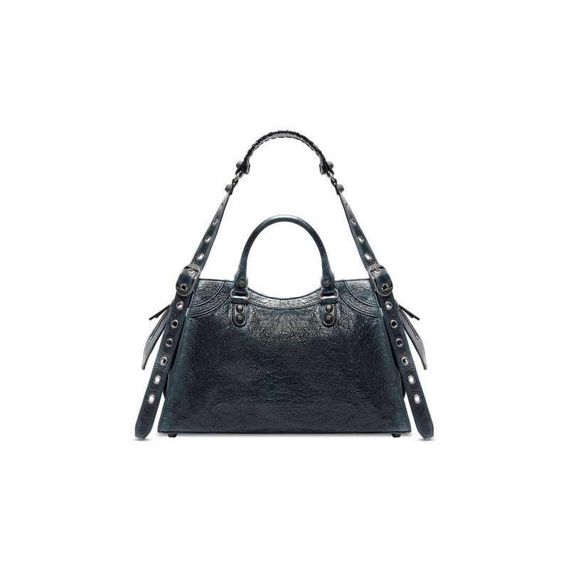 Women's Neo Cagole City Handbag Dirty Effect in Black 4