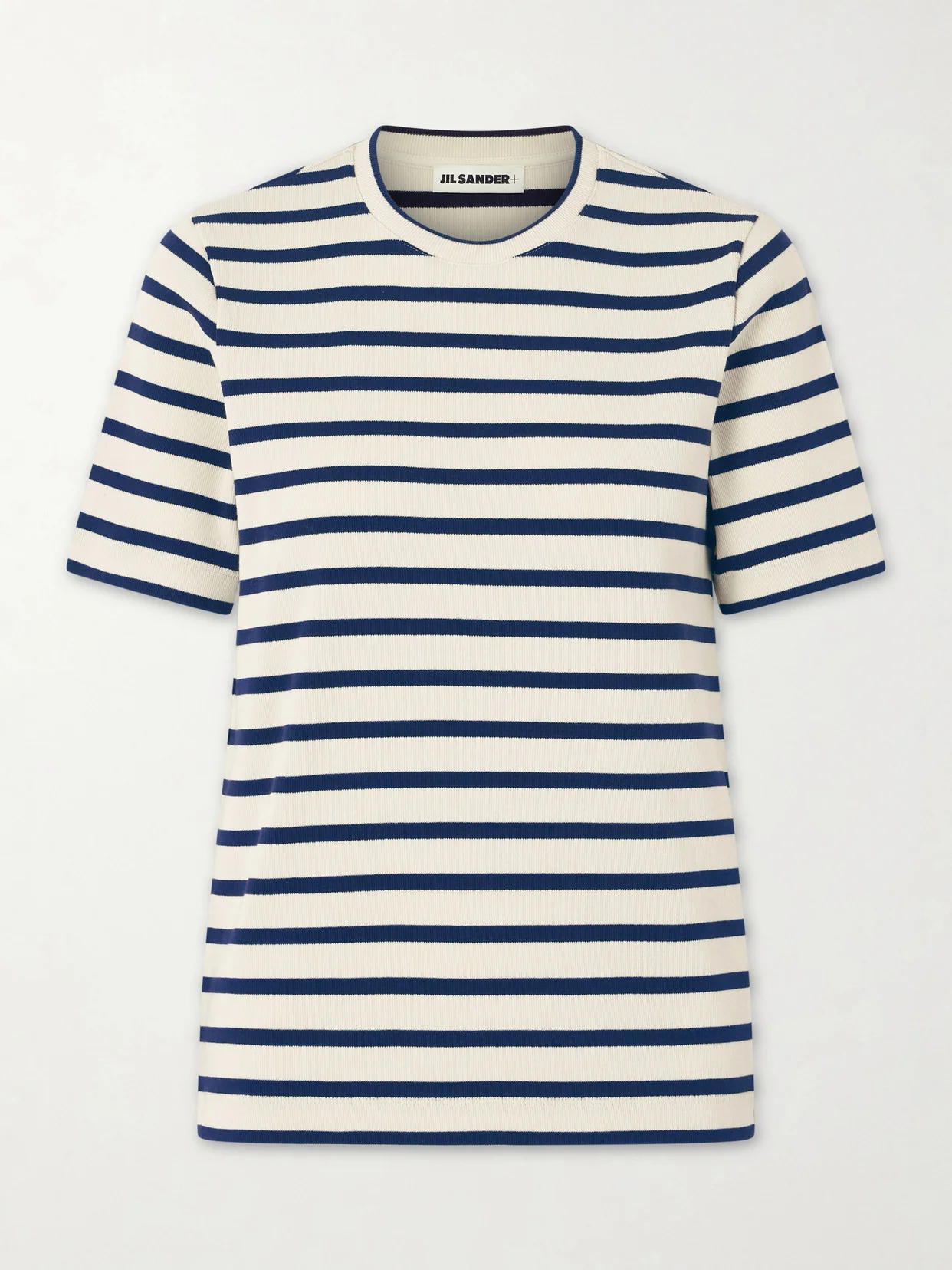 Striped Cotton T-shirt - 1