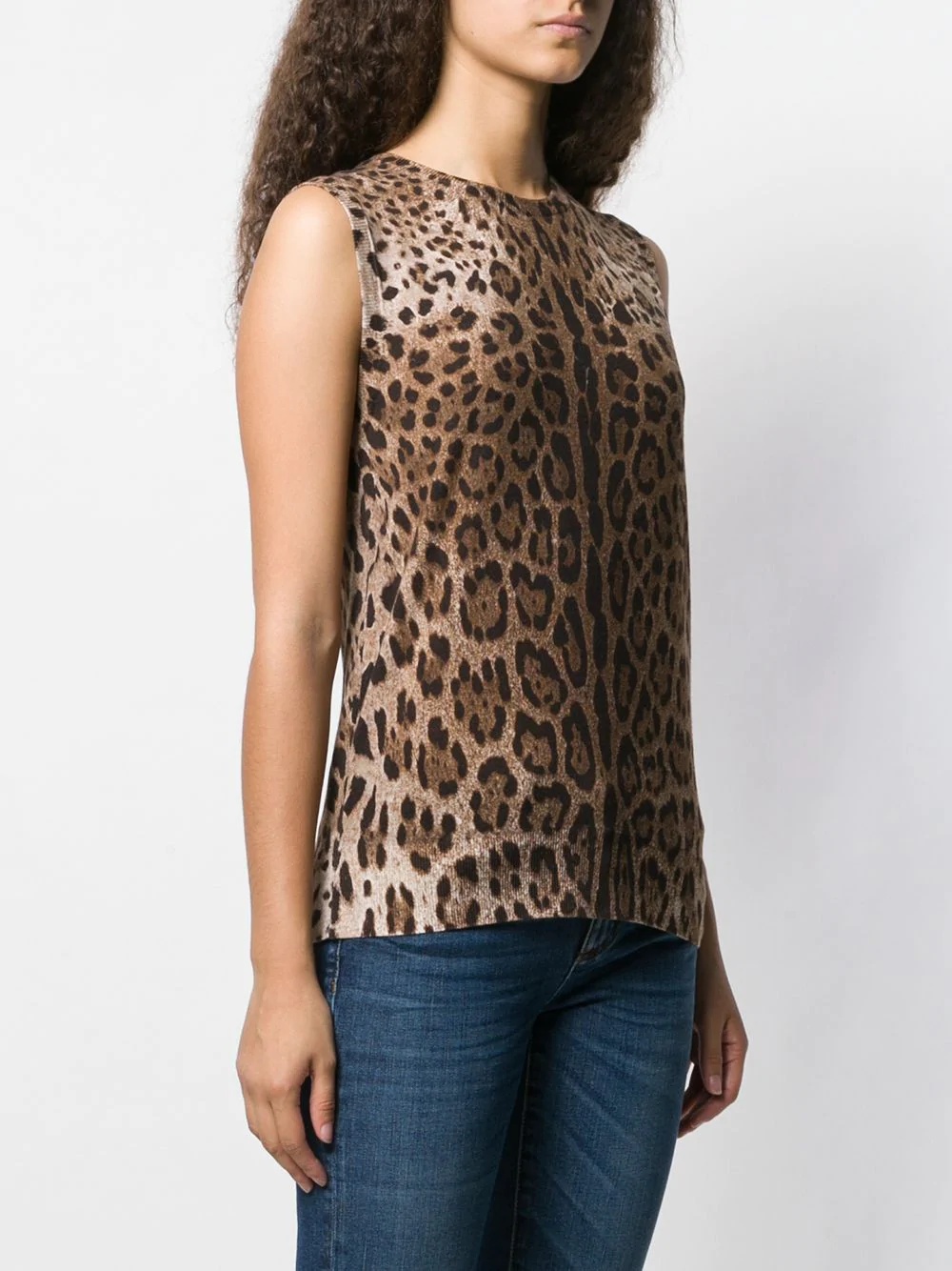 leopard print tank top - 3