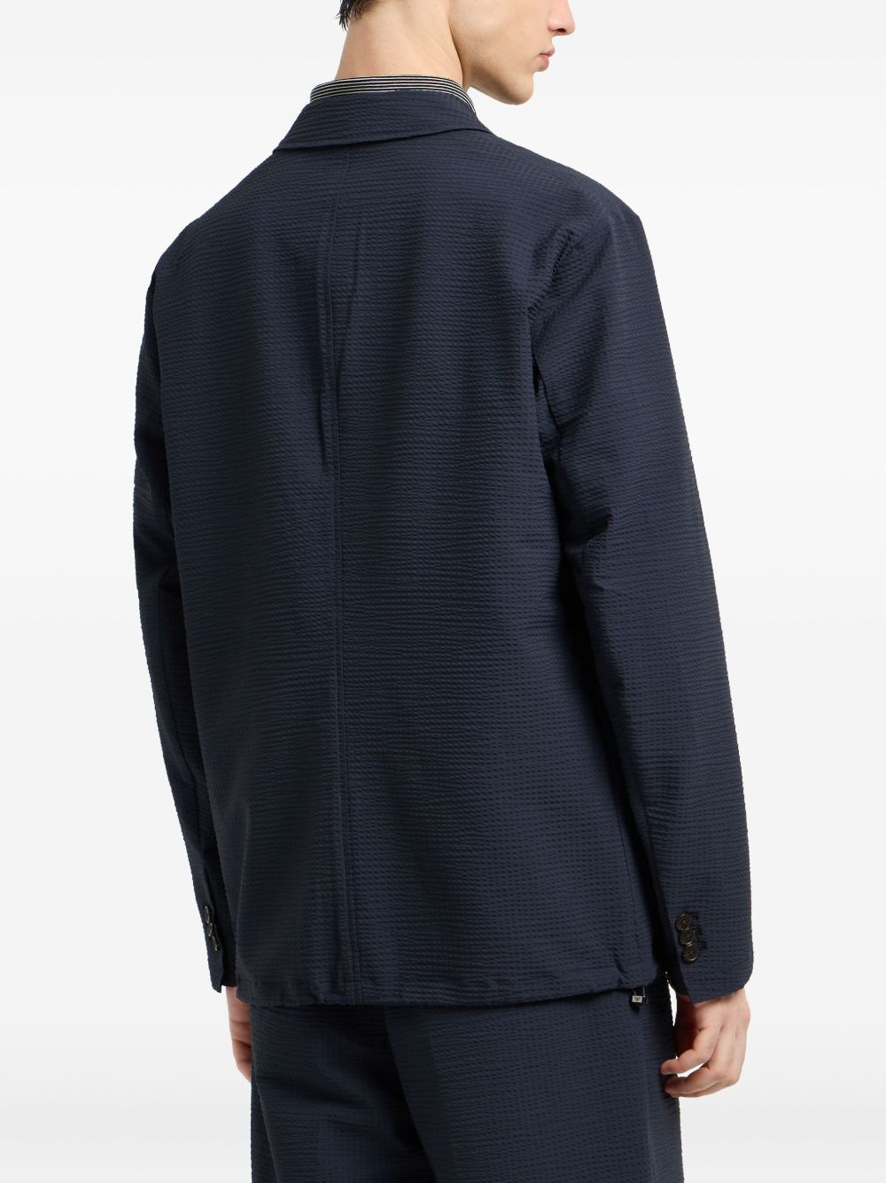 Single-Breasted Blazer Jacket - 4