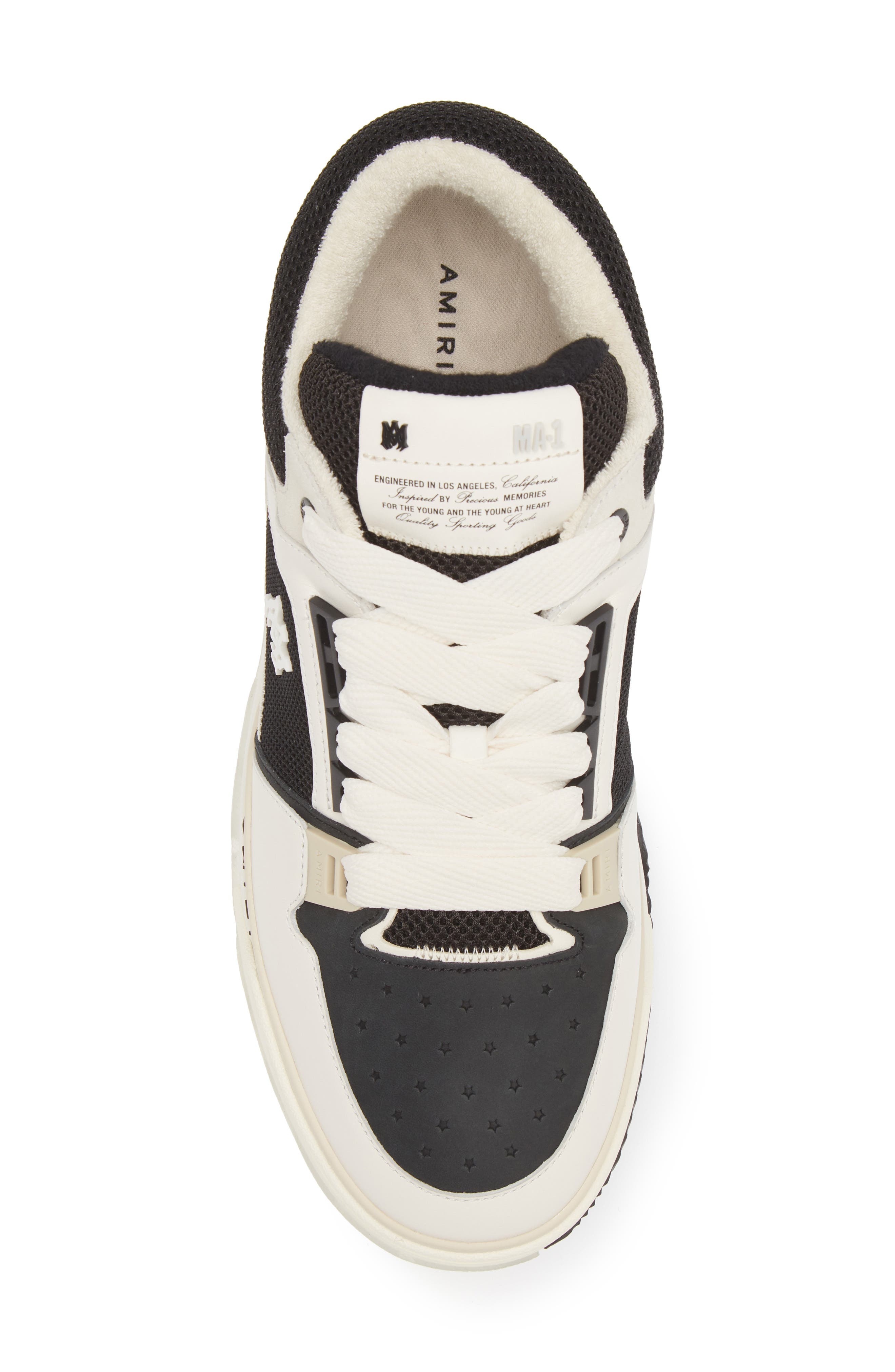AMIRI MA-1 Platform Sneaker in Black Alabasterdnu at Nordstrom - 5