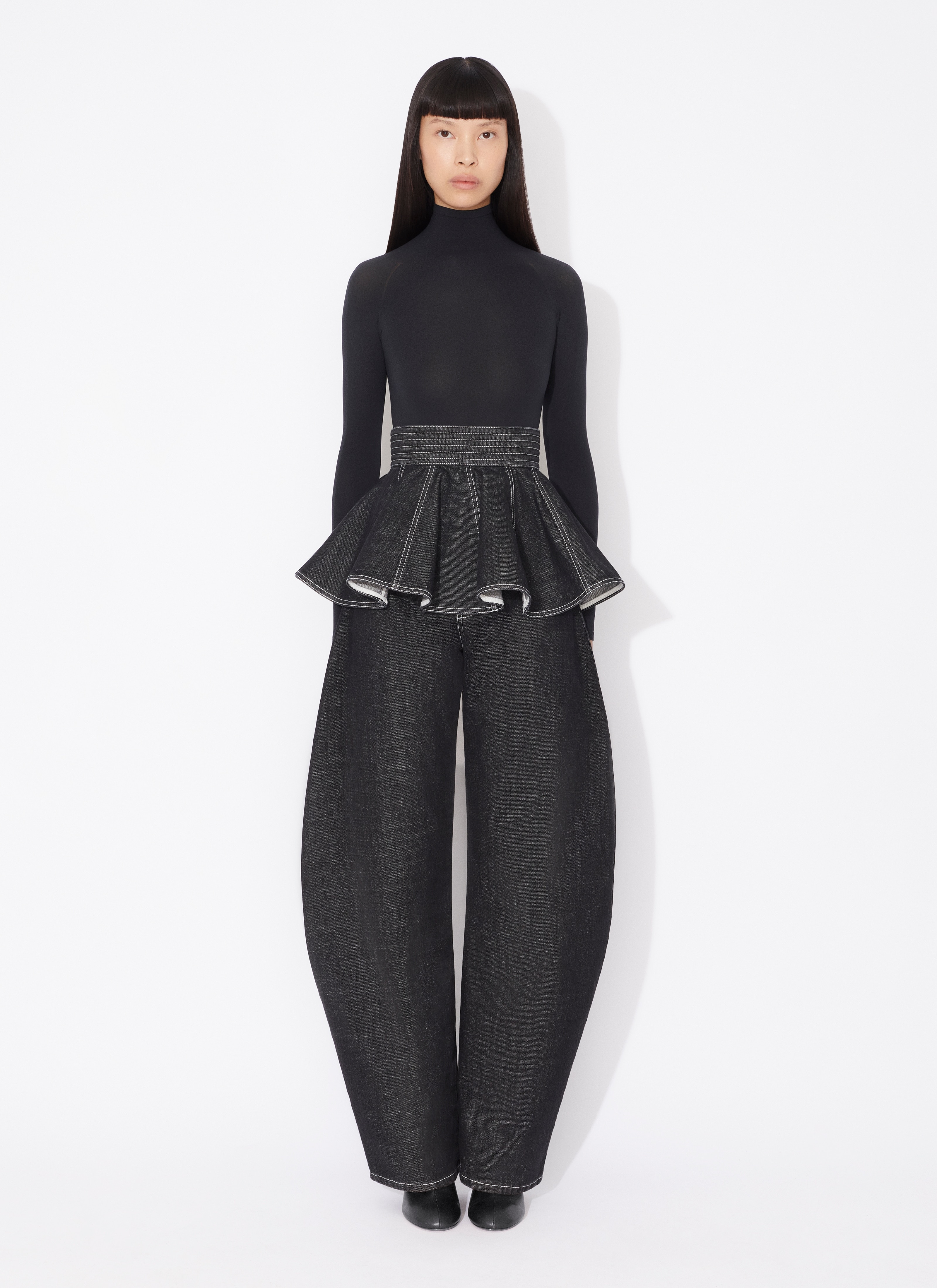 ROUND DENIM PANT - 2