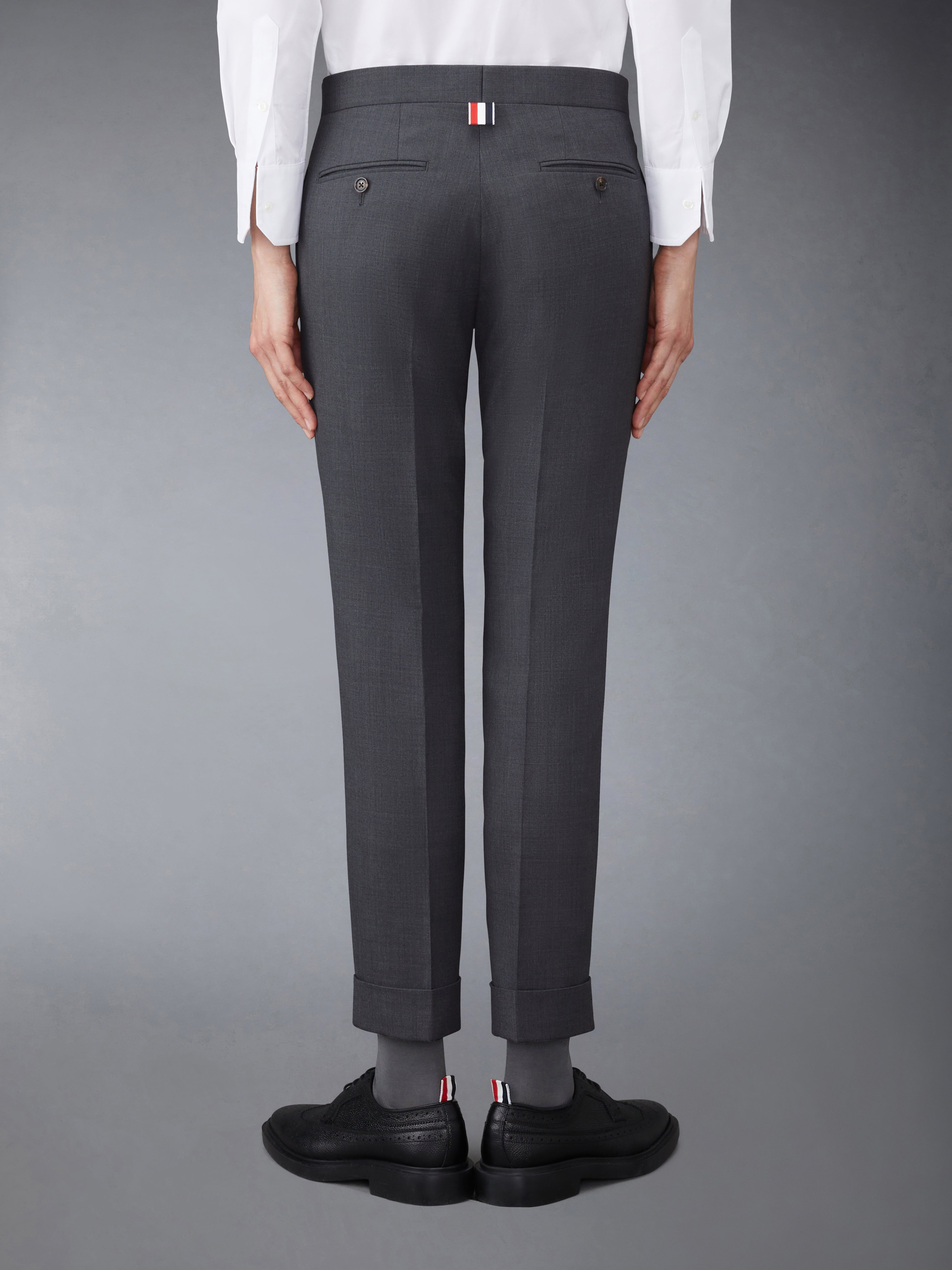 TWILL LOW RISE SKINNY TROUSERS - 2