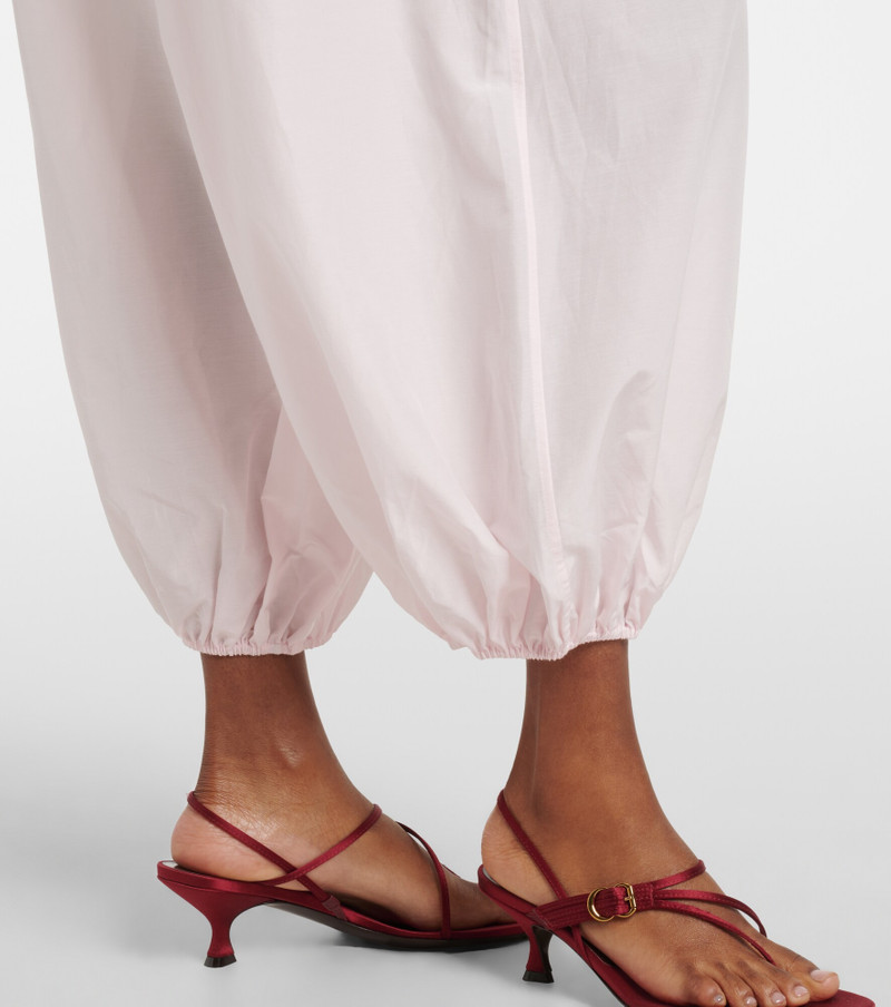 Almaya cotton and silk balloon pants 4