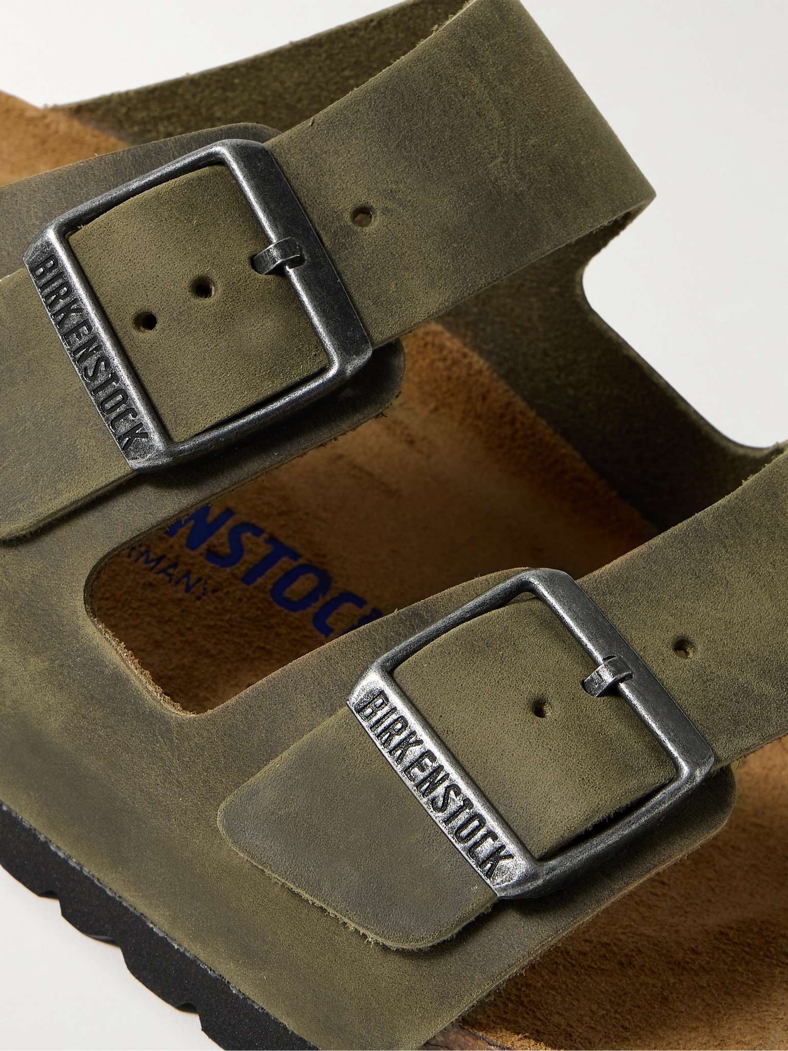 Arizona Oiled-Leather Sandals - 6