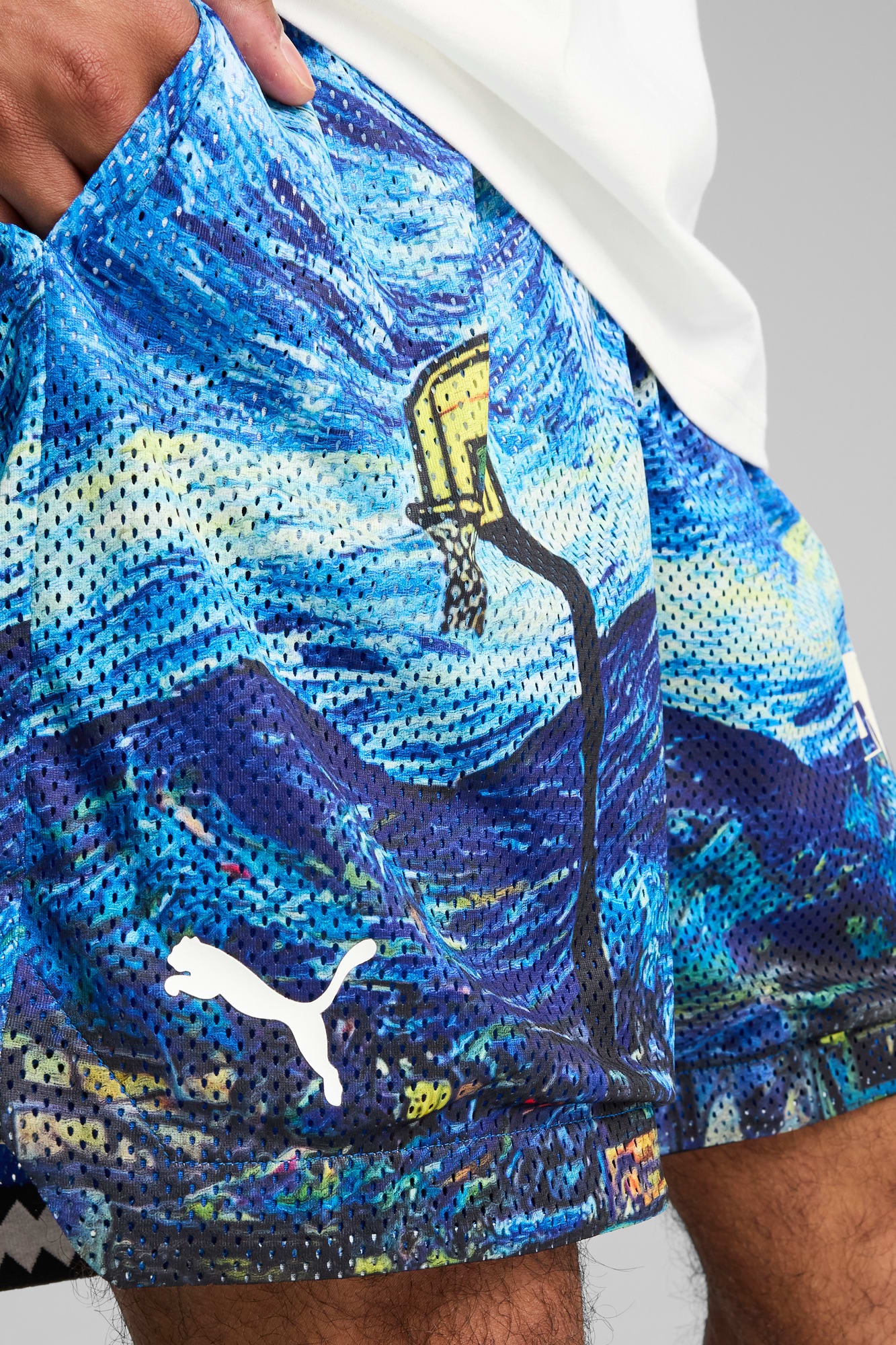 Dylan Exhibit Men's 7" All-Over-Print Shorts - 4