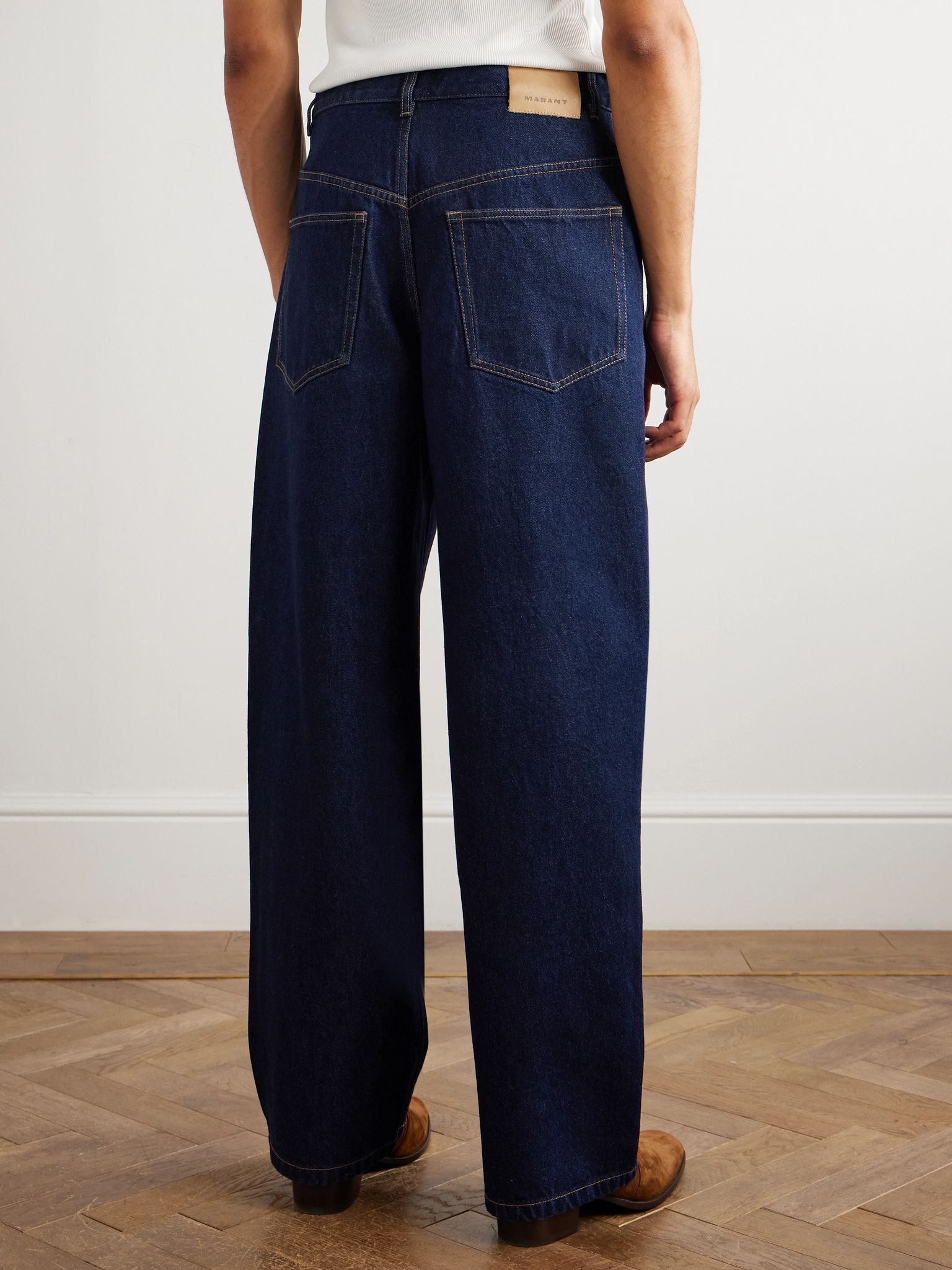 Jameson Wide-Leg Jeans Navy - 4