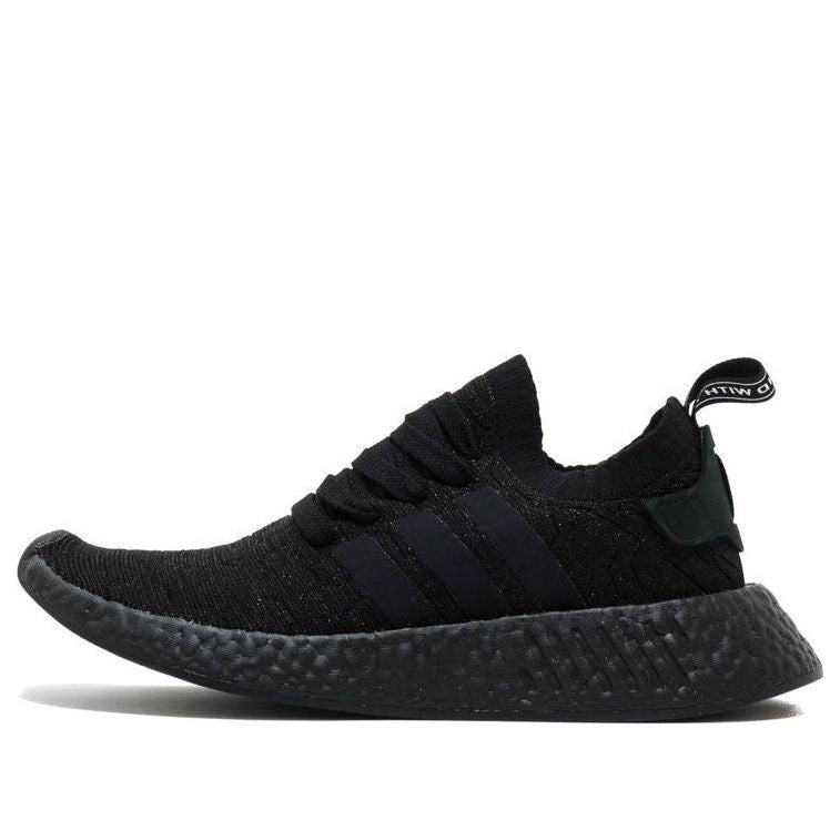 (WMNS) adidas NMD_R2 Primeknit 'Triple Black' BY9525 - 1
