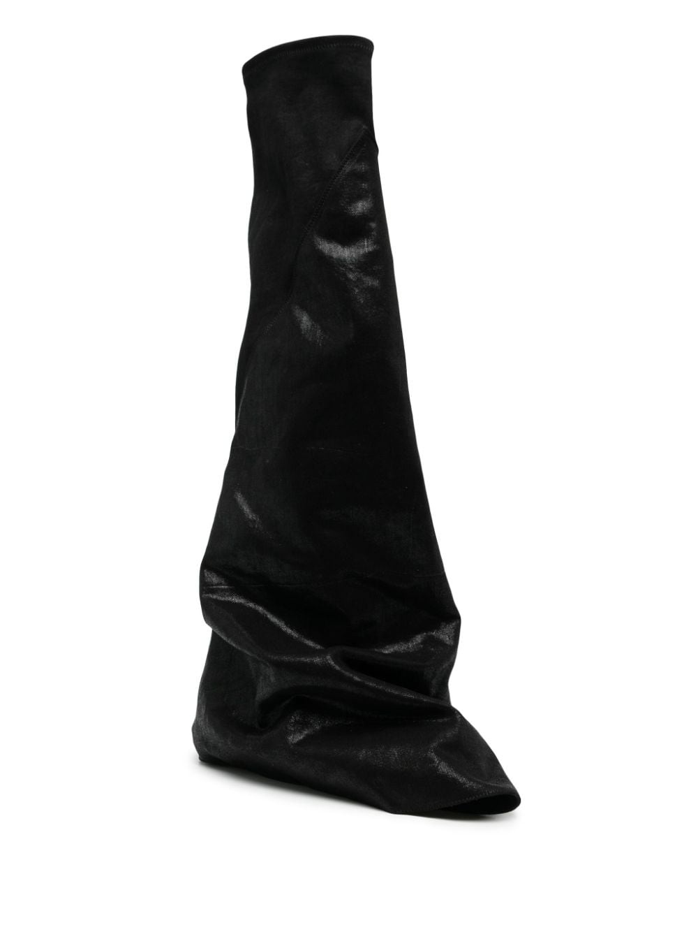 slouchy layered knee-high boots - 2