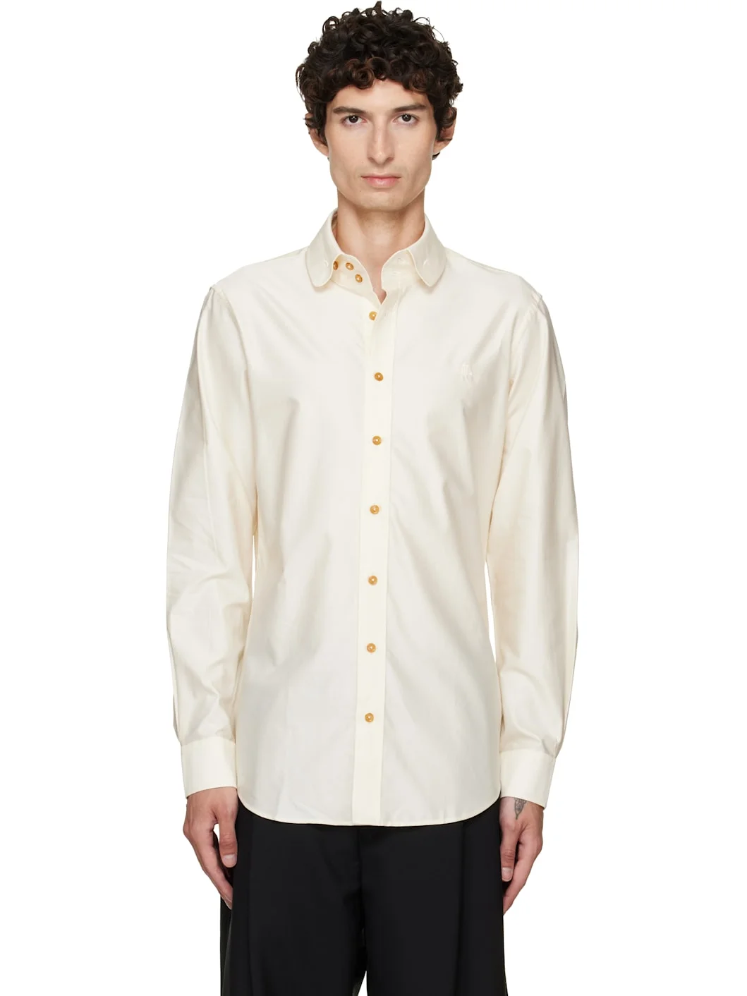 Off-White Two Button Krall Shirt - 1