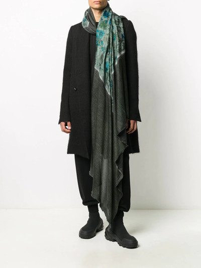 Avant Toi floral-print oversized scarf outlook