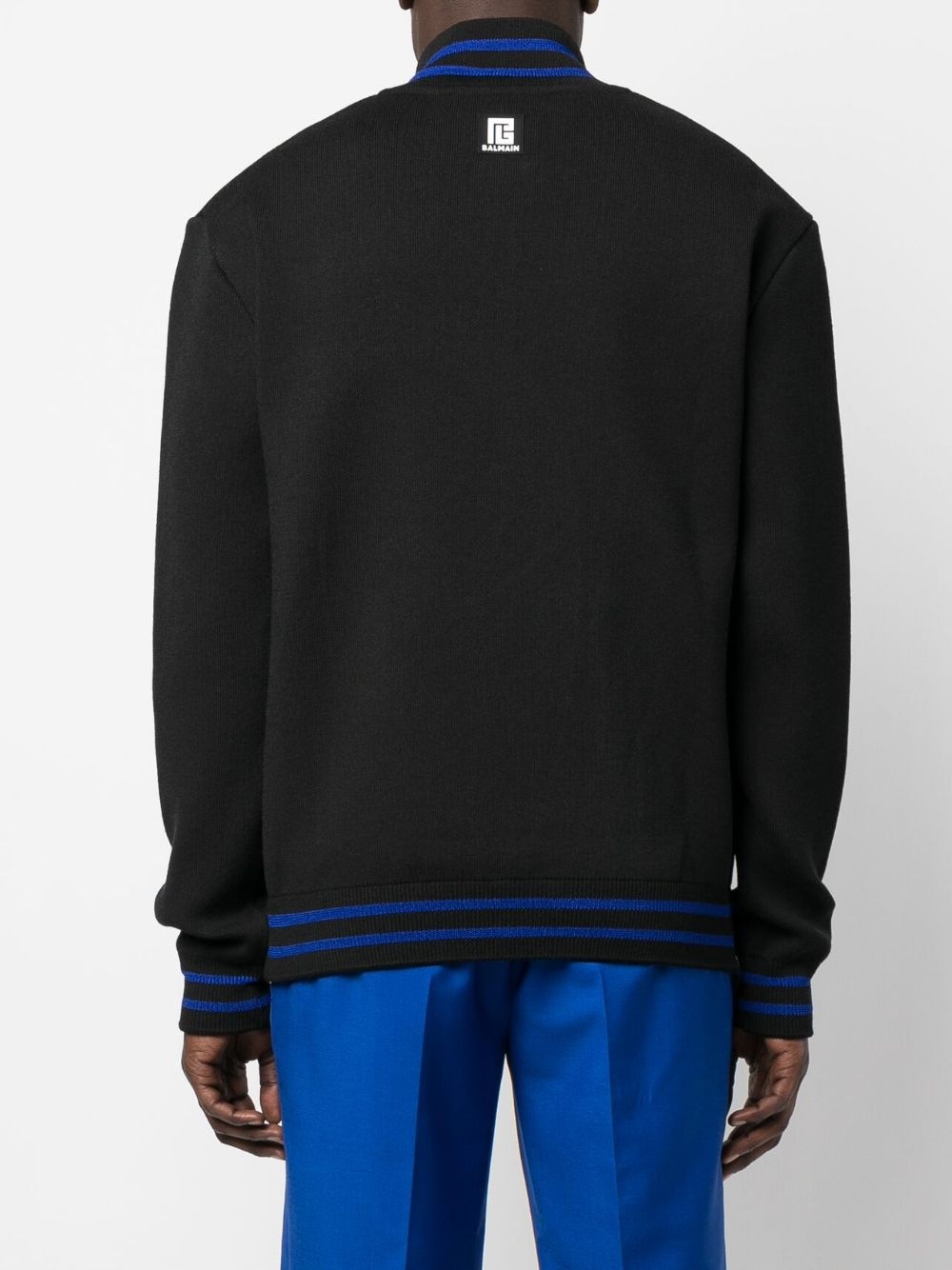 zipped knit jumper - 4