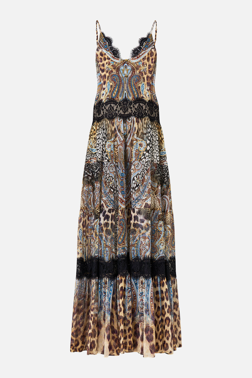 TRAPEZE TIERED DRESS WITH LINING - 7