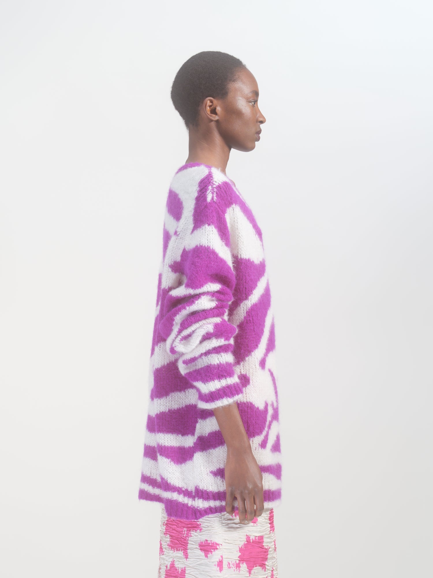 LONG ZEBRA SWEATER - 3