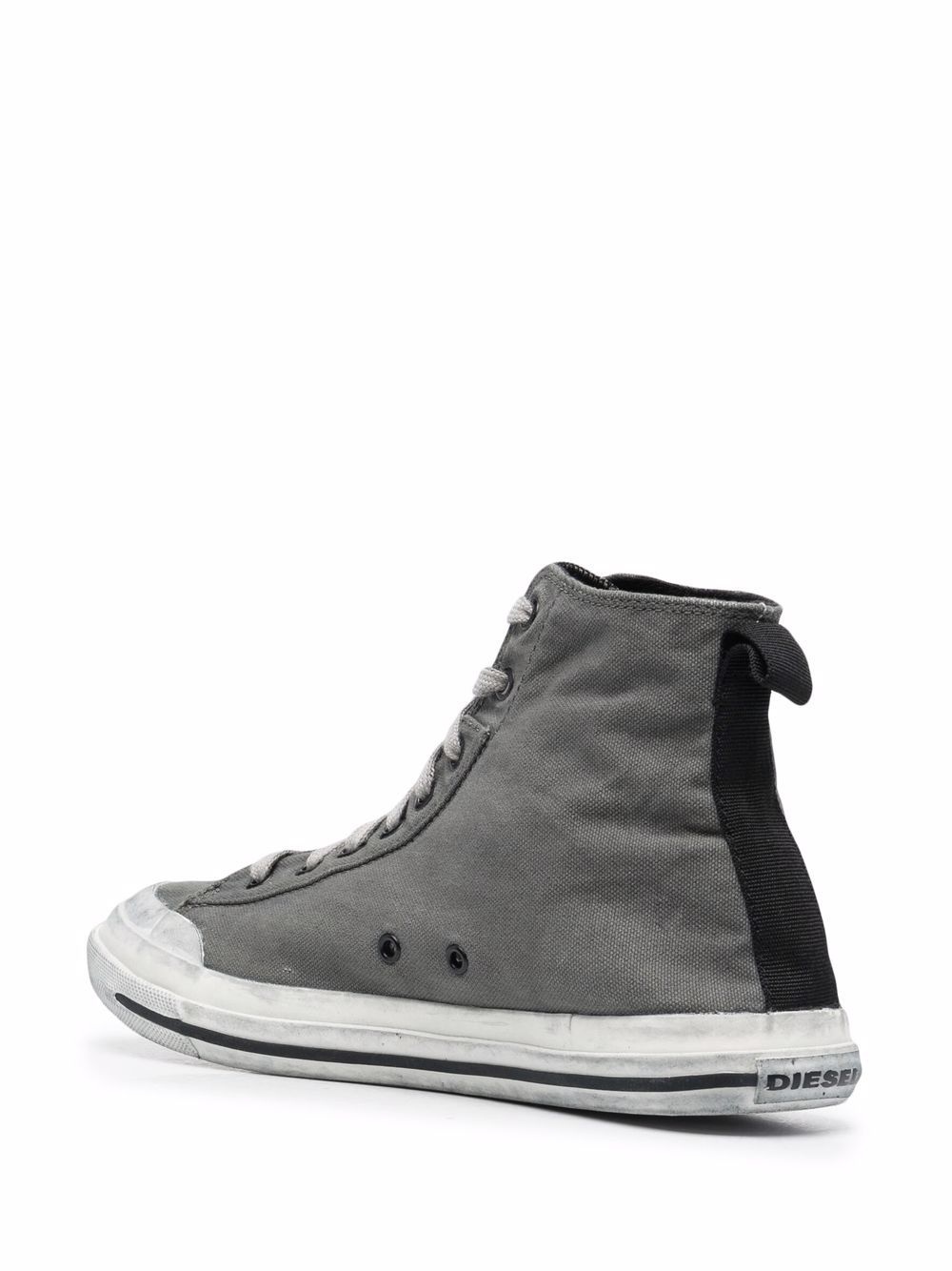 logo-patch high-top sneakers - 3