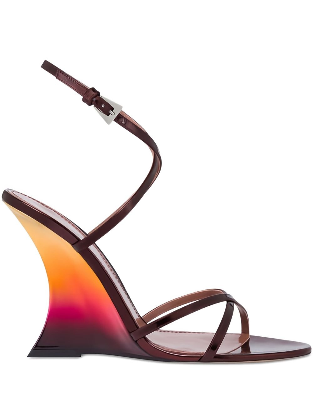 105mm Nina wedge sandals - 1