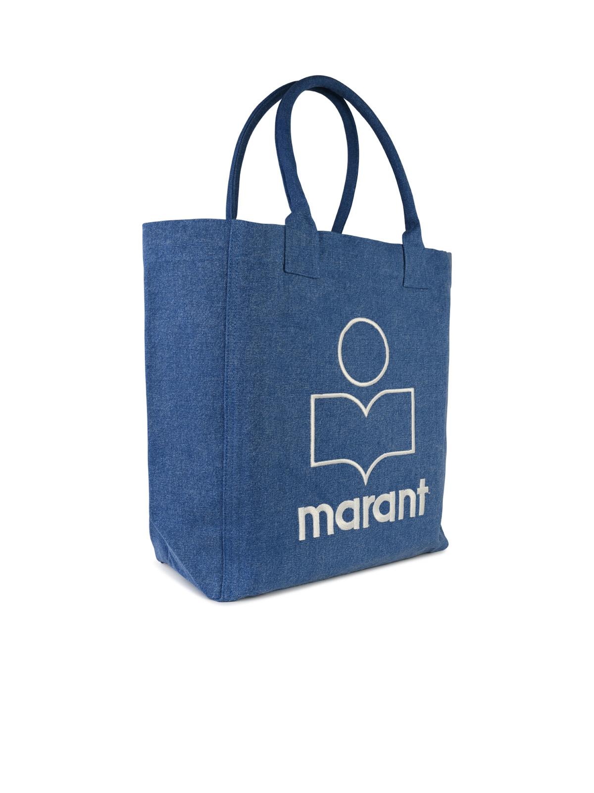 Isabel Marant 'Venky' Blue Cotton Shopping Bag Woman - 2