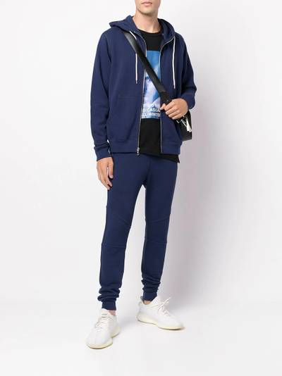 John Elliott zip-up cotton hoodie outlook