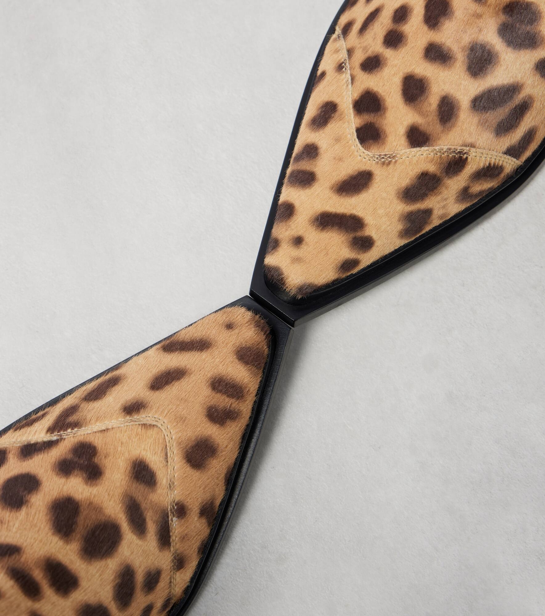 Cece 60 leopard-print calf hair ankle boots - 5