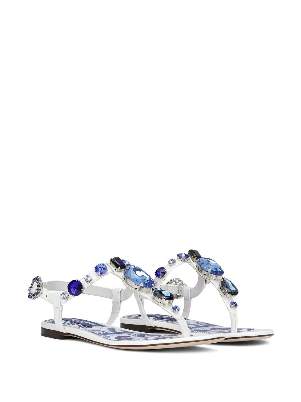 crystal-embellished sandals - 2