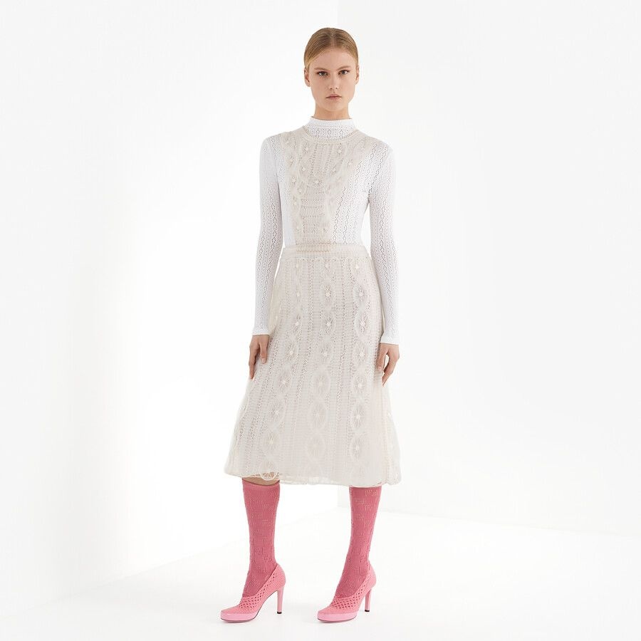 White nylon dress - 4