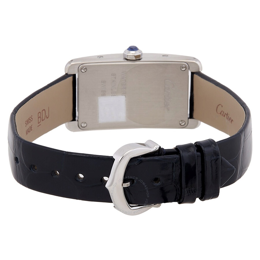 Cartier Tank Americaine Small Model Quartz Silver Dial Ladies Watch WSTA0082 - 3