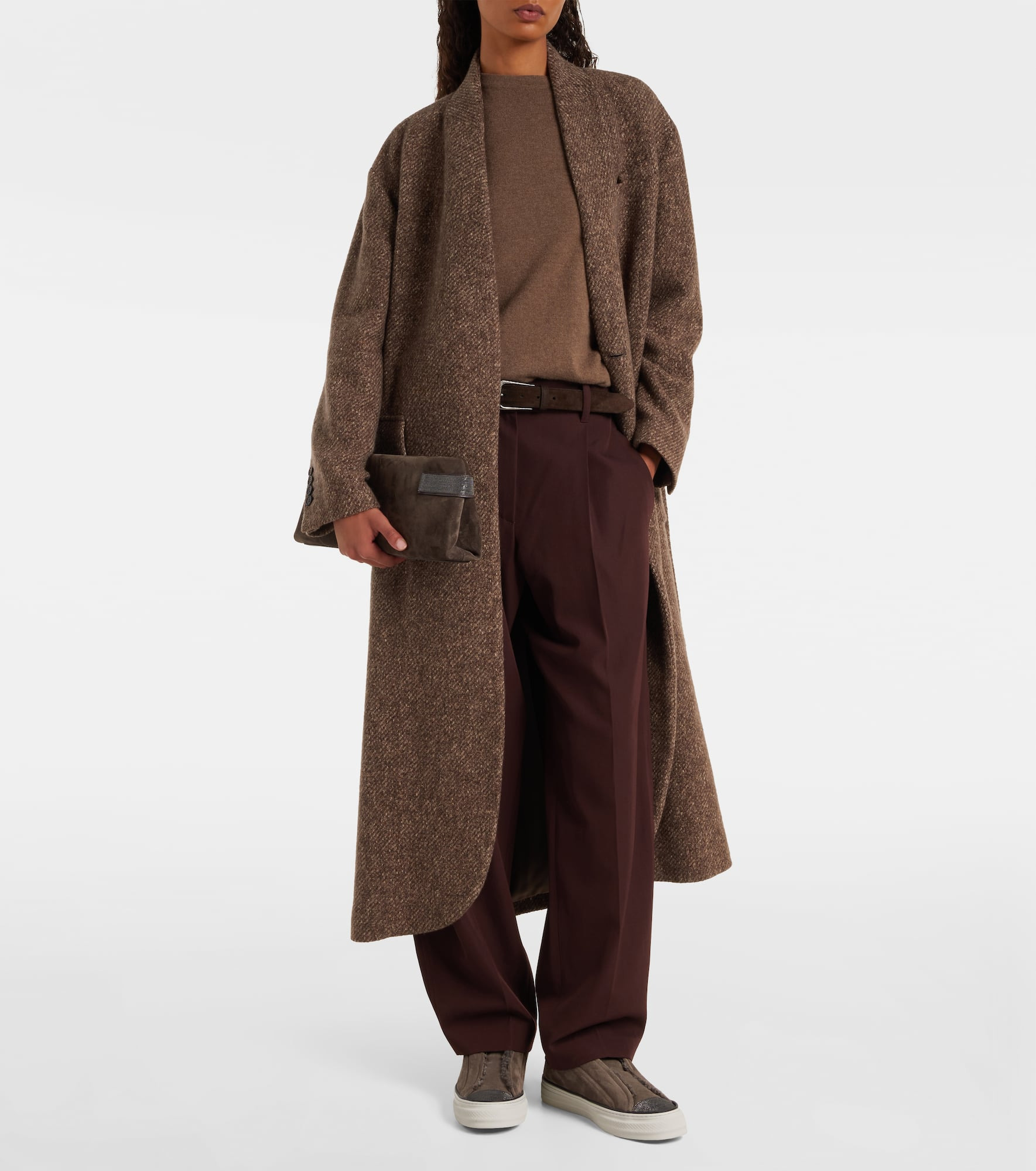 Monili suede slip-on shoes - 3