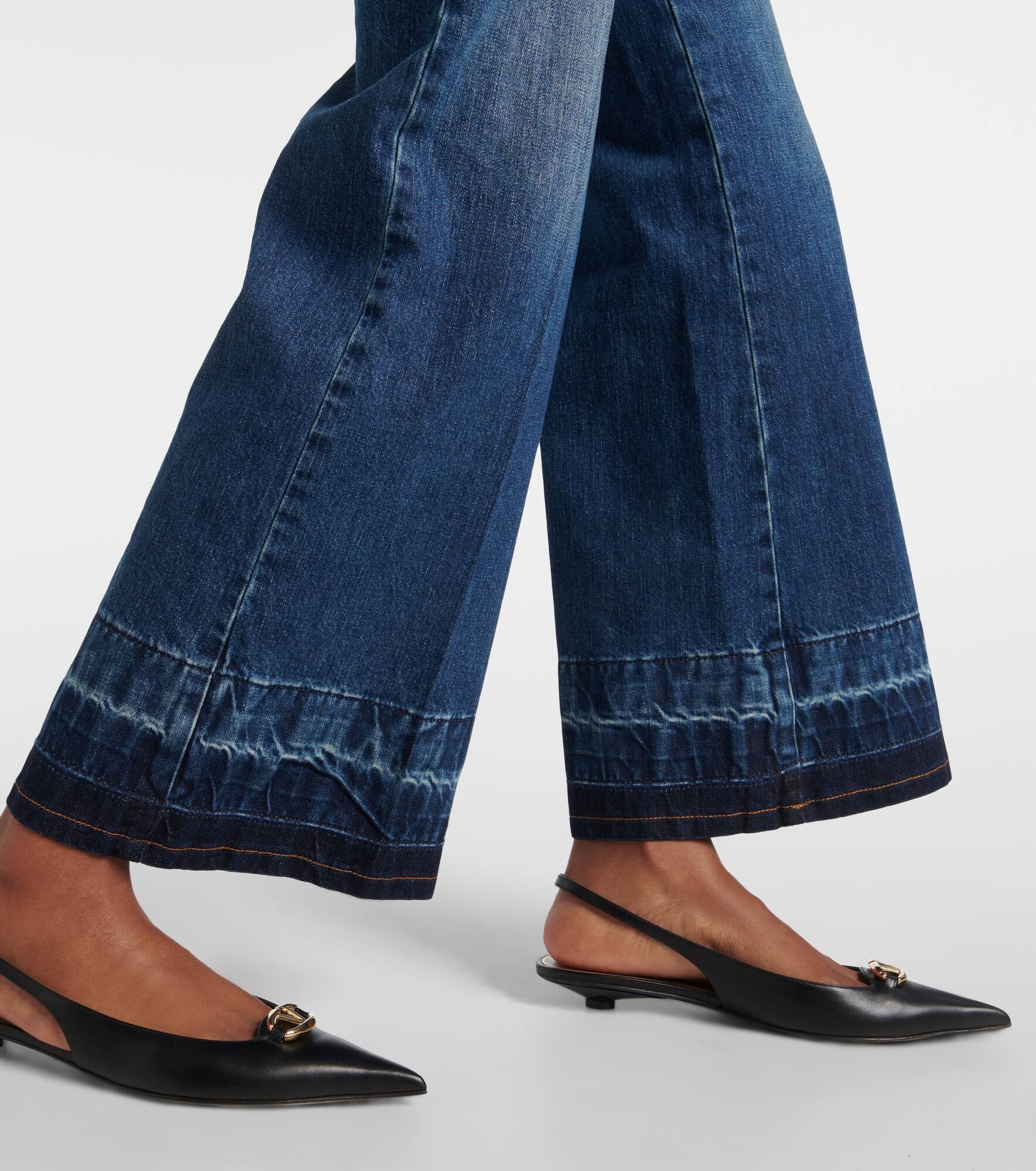 High-rise wide-leg jeans - 5