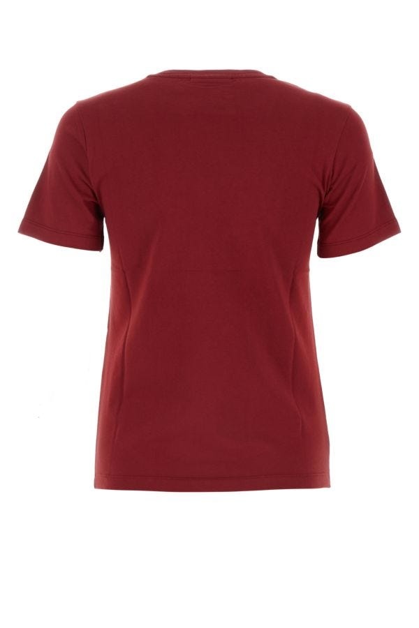 Brick red cotton t-shirt - 2